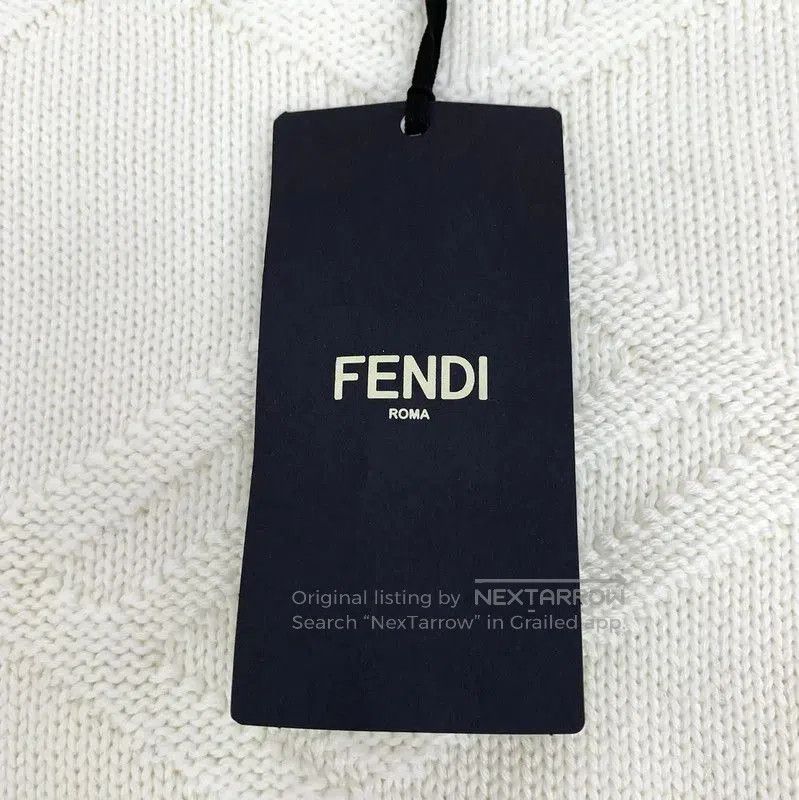 Fendi Fendi Men's Beige Wool Knit Sweater . Size US S / EU 44-46 / 1 - 6 Thumbnail