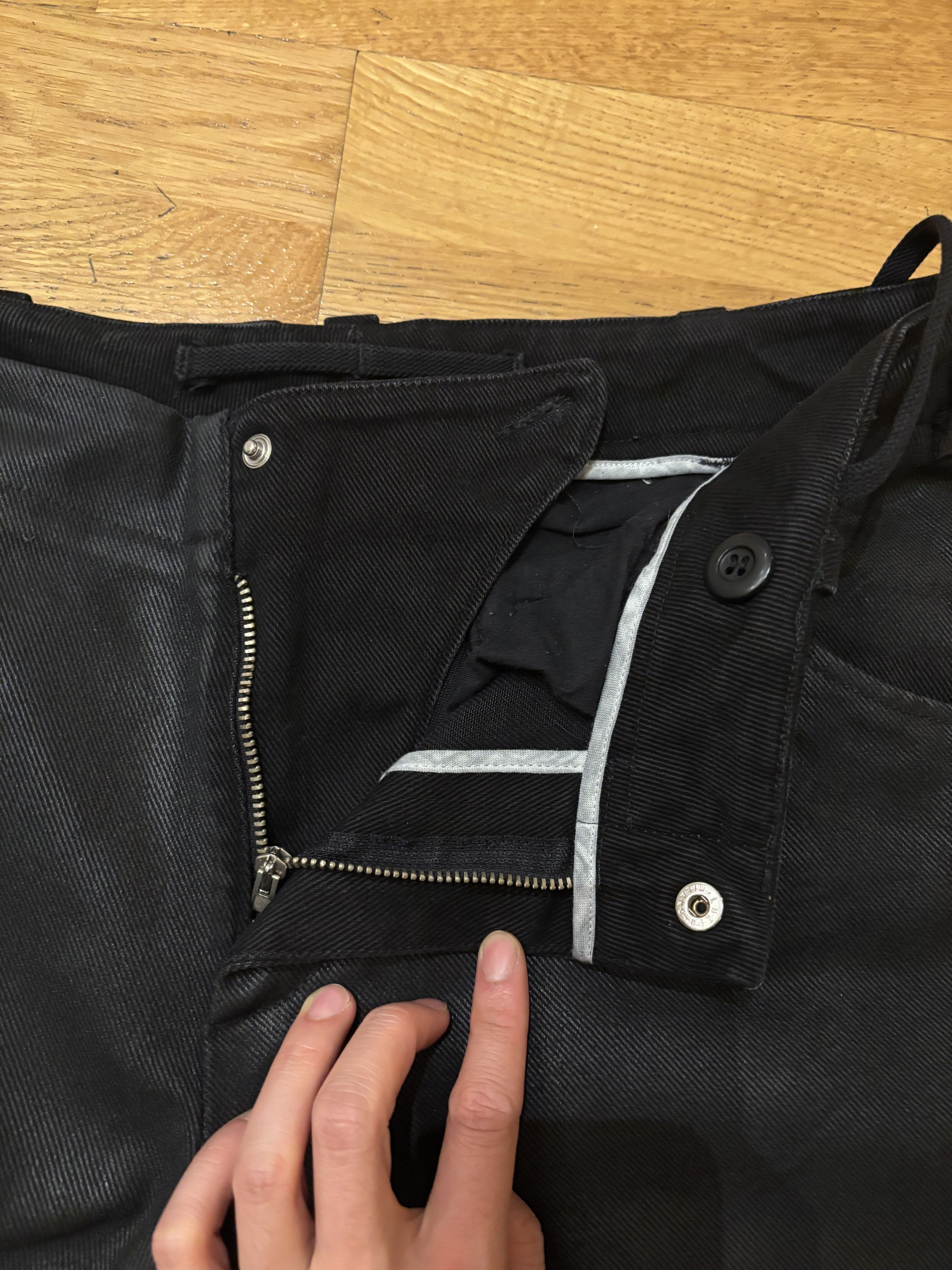 Helmut Lang Helmut Lang AW1999 Waxed Astro Denim Size US 30 / EU 46 - 8 Thumbnail