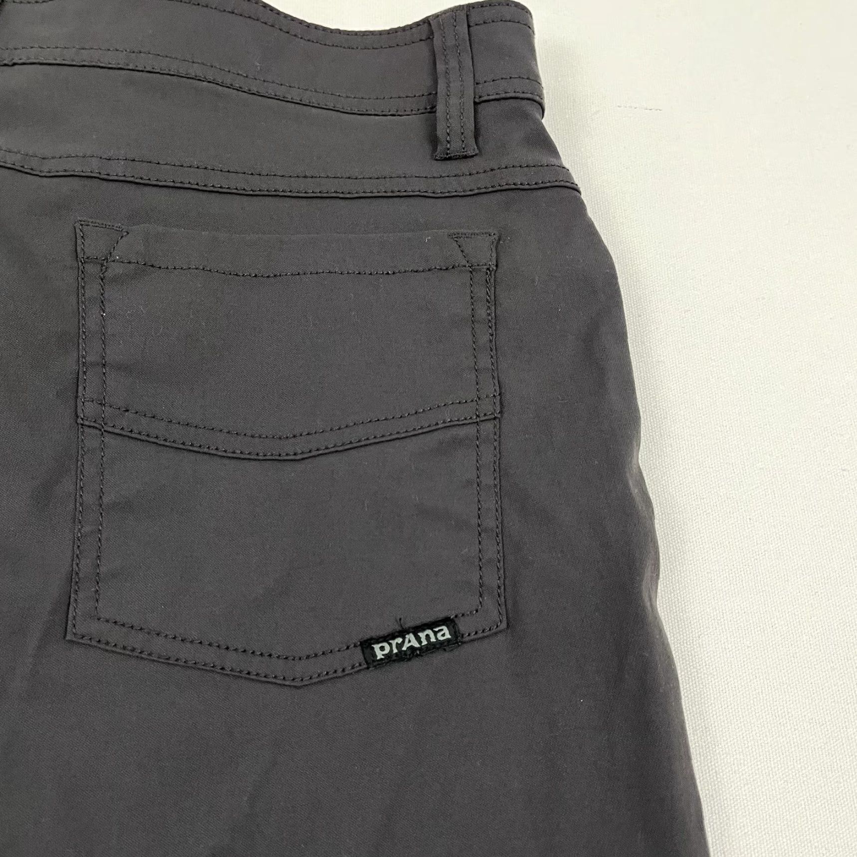 Prana Prana Brion Pants Mens 34 x 29 Slim Fit Dark Gray Nylon Spandex Hiking Gorpcore Size US 34 / EU 50 - 6 Thumbnail