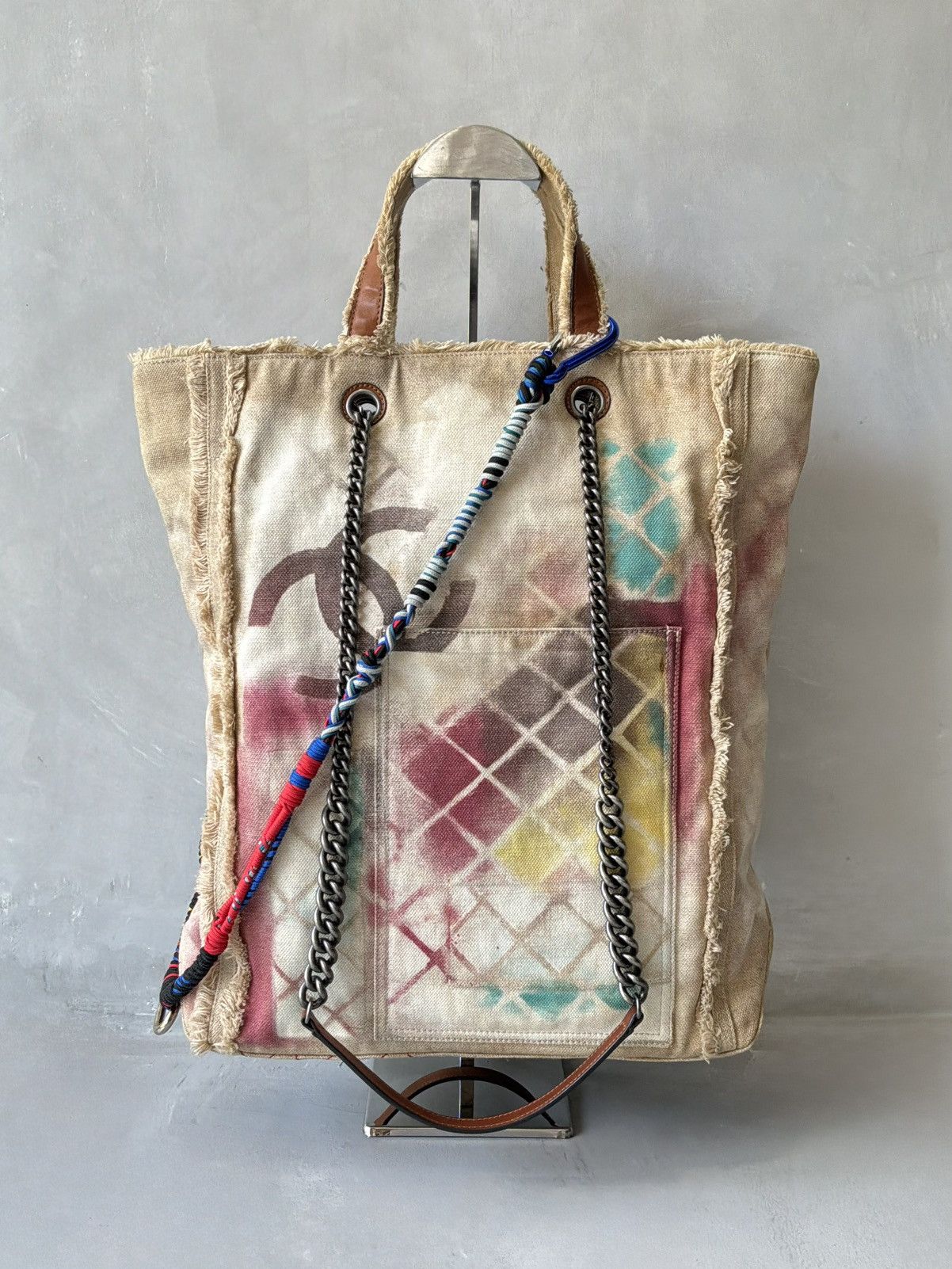 Chanel 2014 Chanel - Graffiti Canvas 3-Way Tote Bag Size ONE SIZE - 1 Thumbnail
