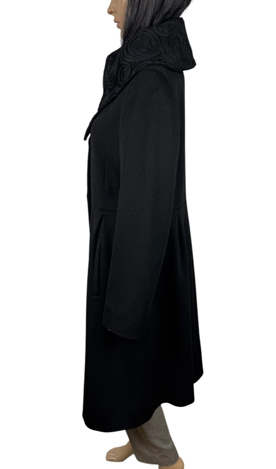 Cinzia Rocca Cinzia Rocca Loro Piana Wool Overcoat Embroidered size IT48 Size L / US 10 / IT 46 - 7 Thumbnail