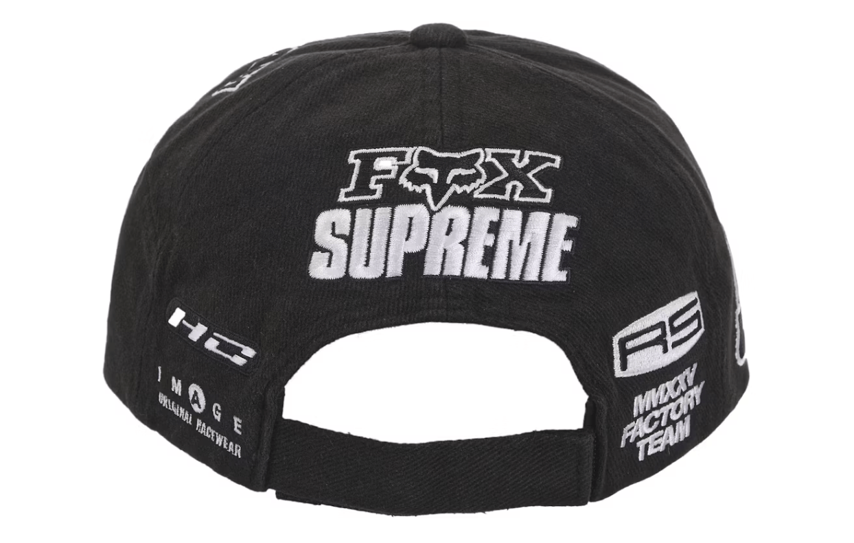 Supreme Supreme Fox Racing 6-Panel (FW25) Black Size Adjustable Size ONE SIZE - 3 Thumbnail