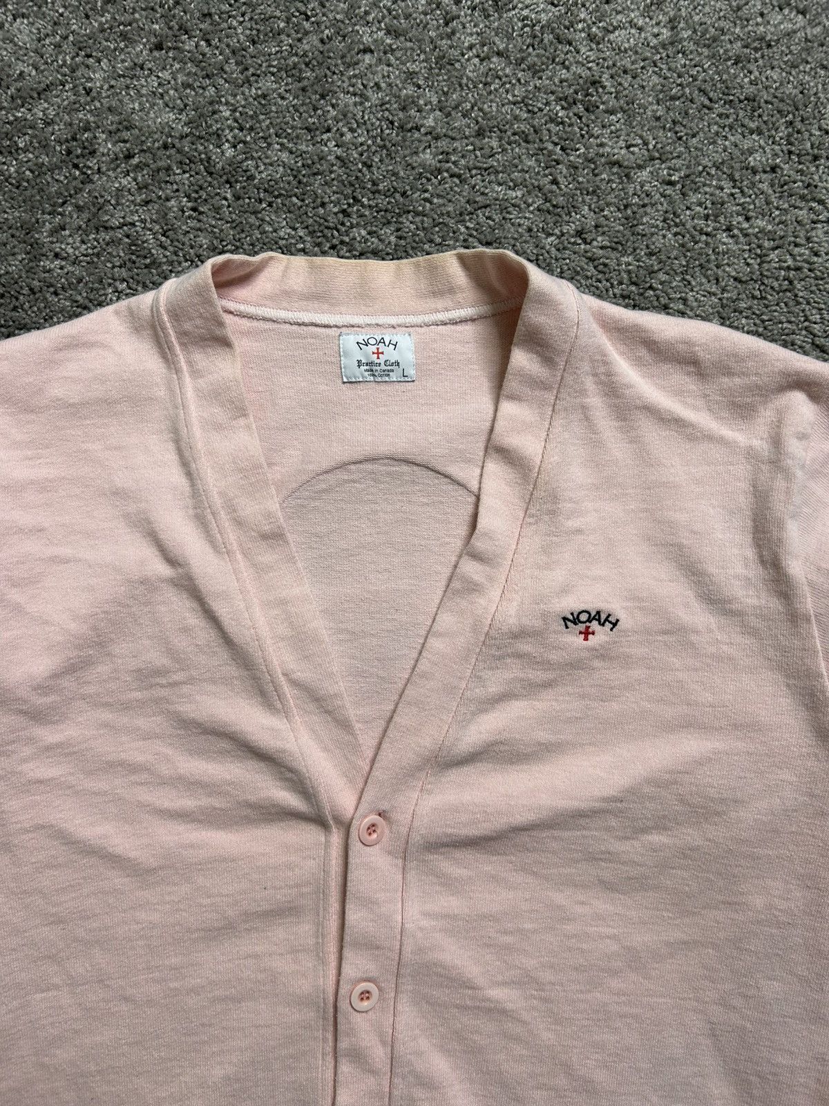 Other Noah Pirates Embroidered Cardigan Pink Made in Canada Size US L / EU 52-54 / 3 - 7 Thumbnail