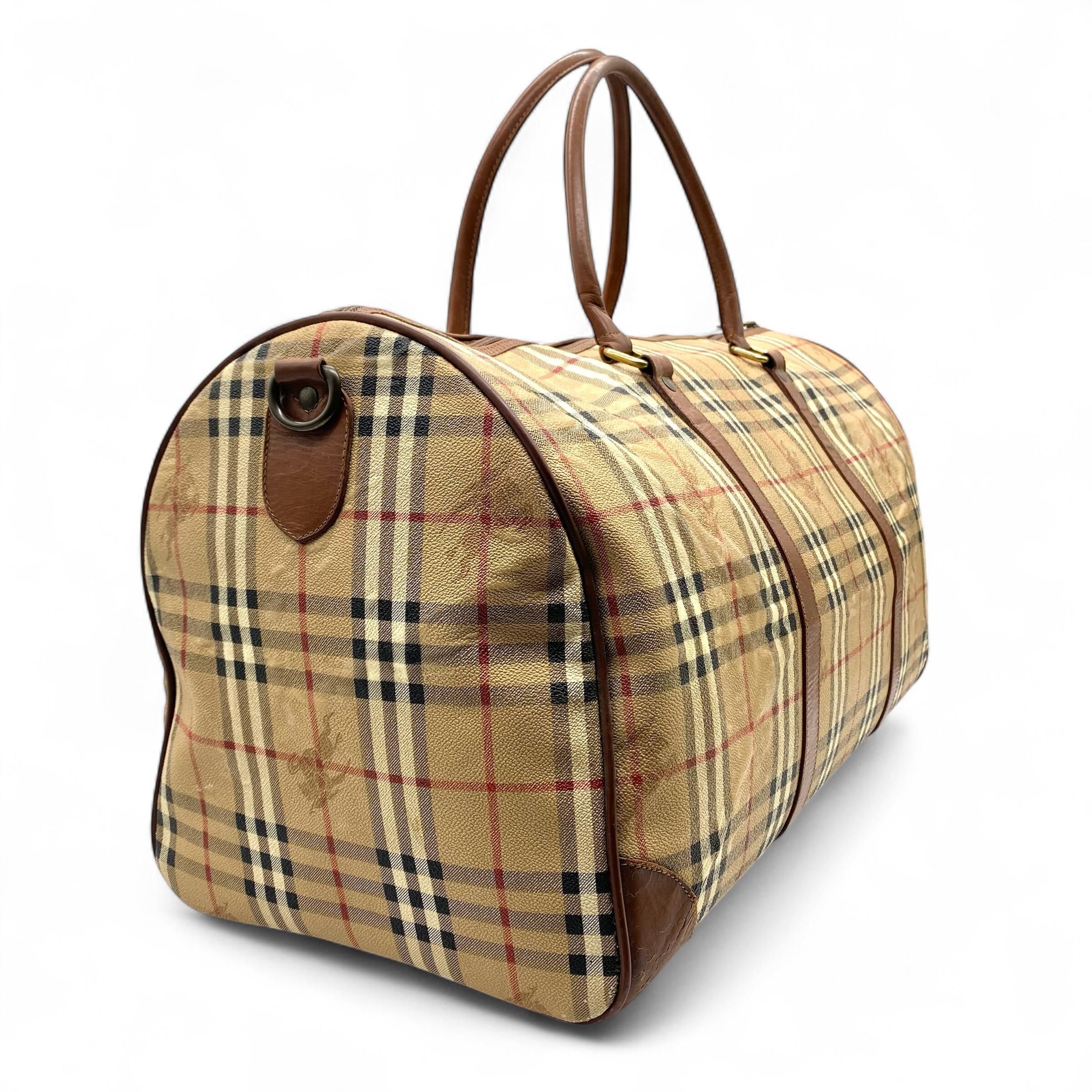 Burberry Vintage Burberrys Boston Bag Nova Check Size ONE SIZE - 4 Thumbnail