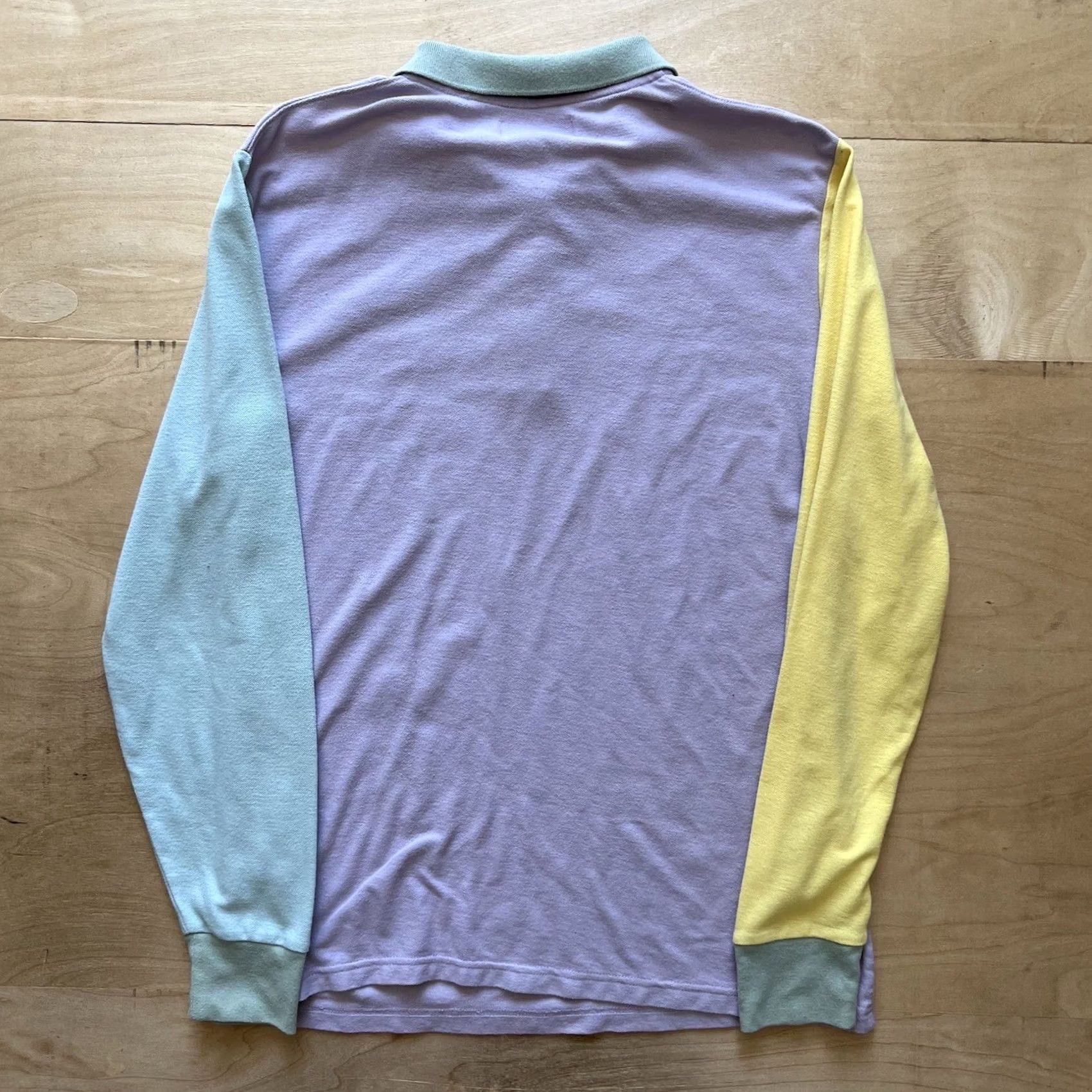 Teddy Fresh Teddy Fresh Polo Shirt Multicolor Color Block Long Sleeve Mens Shirt Polo Size US M / EU 48-50 / 2 - 5 Thumbnail