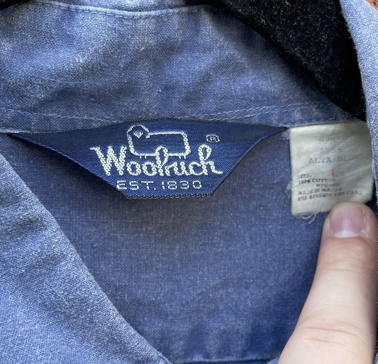Woolrich Woolen Mills Vintage Woolrich Denim Ulta Blue Button Down Shortsleeve Size US L / EU 52-54 / 3 - 2 Thumbnail