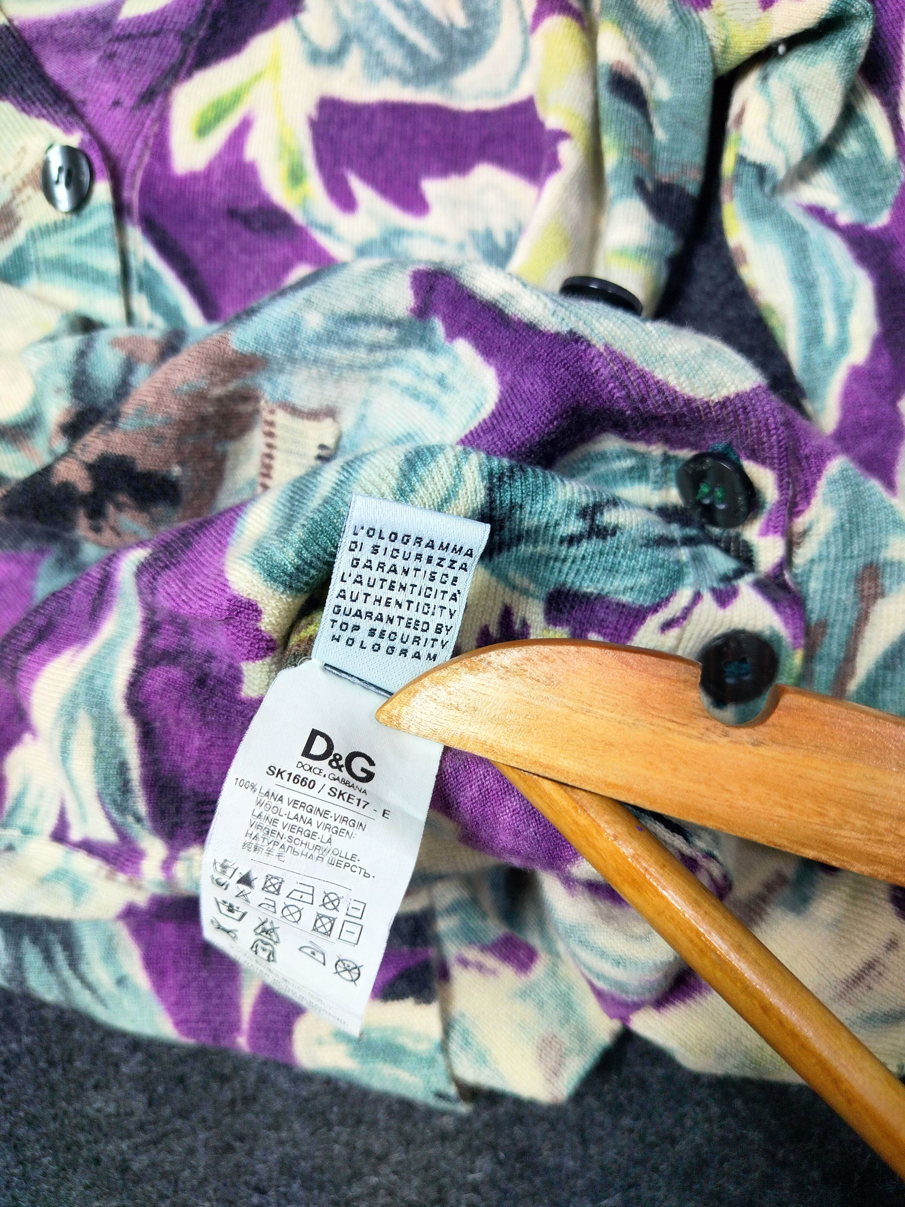 Dolce & Gabbana D&G Floral Cardigan Size M / US 6-8 / IT 42-44 - 9 Thumbnail