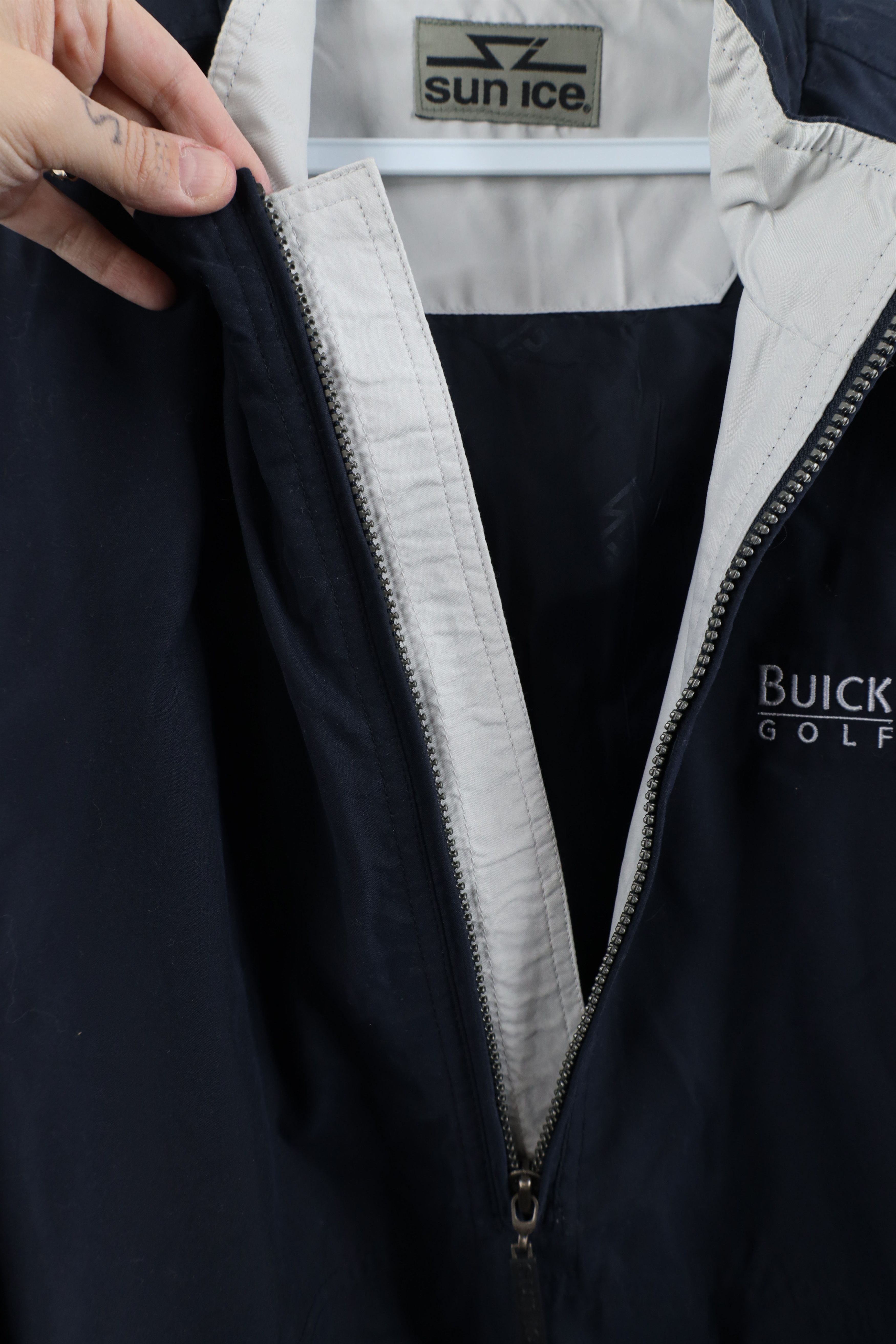Vintage Vintage 90s Sunice Buick Golf Car Half Zip Rain Wind Jacket Size US L / EU 52-54 / 3 - 5 Thumbnail