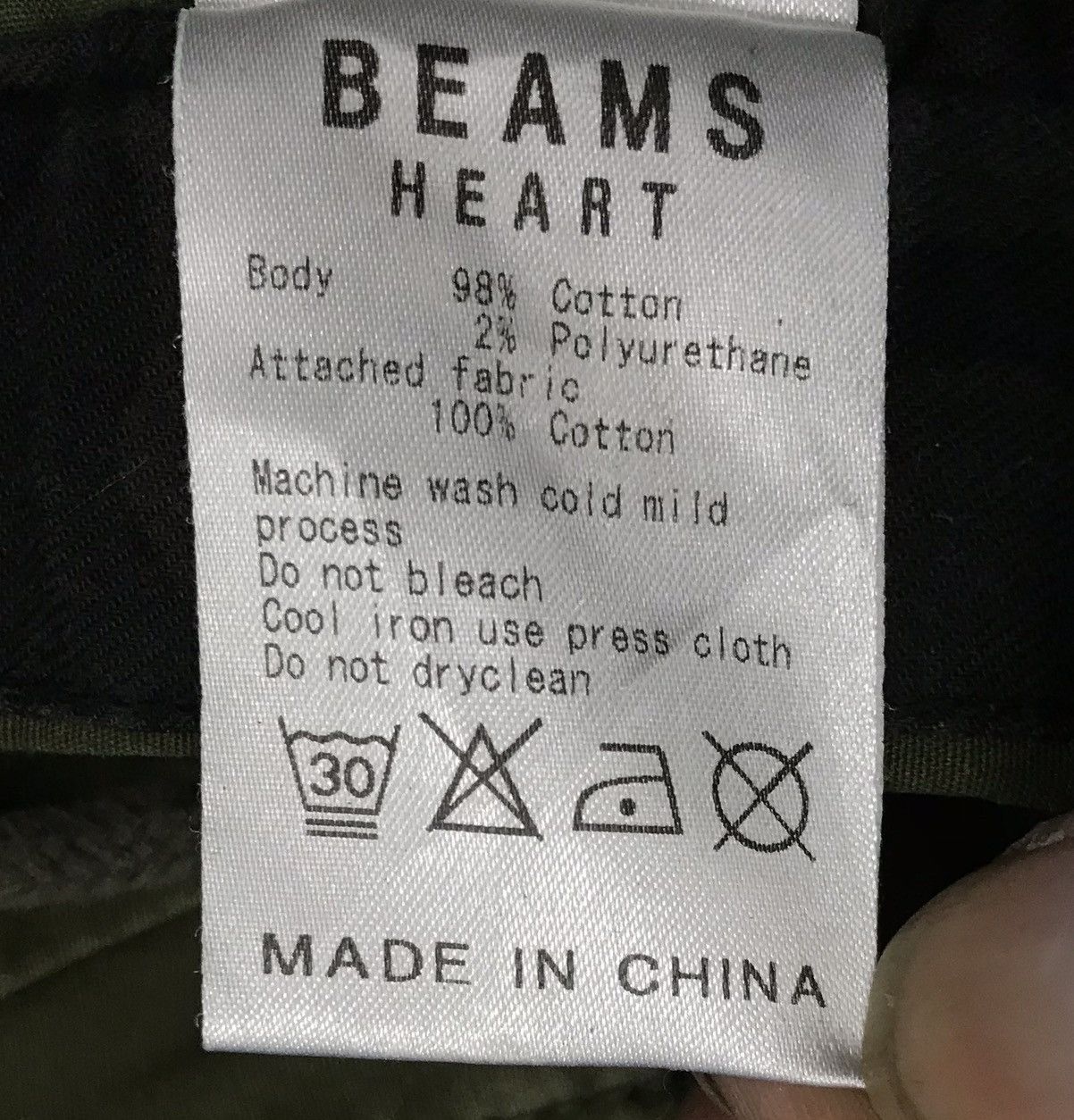 Japanese Brand × Vintage Vintage Beams Heart Pants Size US 34 / EU 50 - 15 Thumbnail