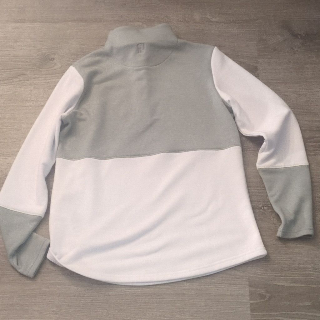 Footjoy Footjoy gray white color block 1/2 zip pullover size medium Size US M / EU 48-50 / 2 - 5 Thumbnail