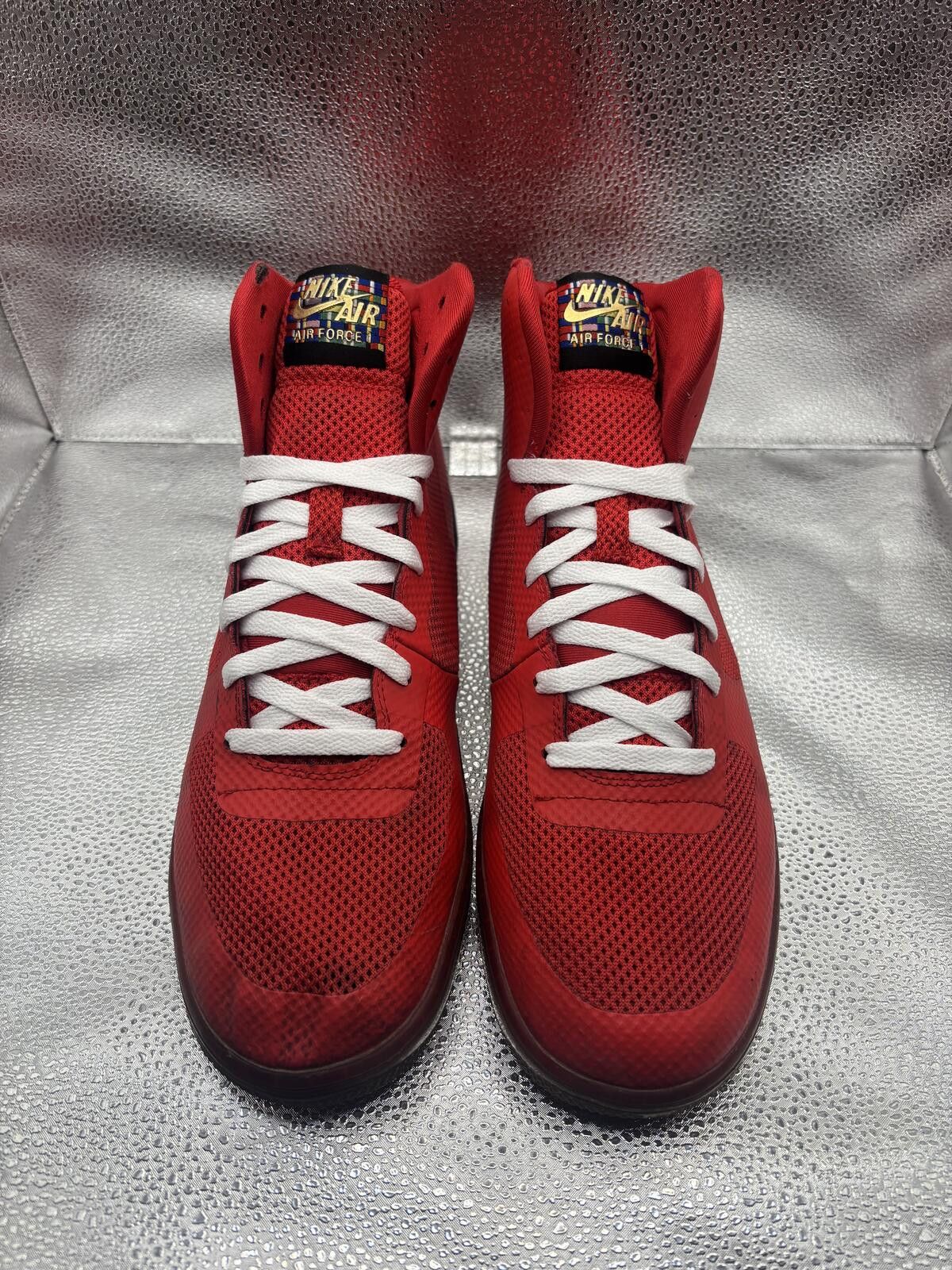 Nike Air Force 1 high red Size US 10 / EU 43 - 2 Thumbnail