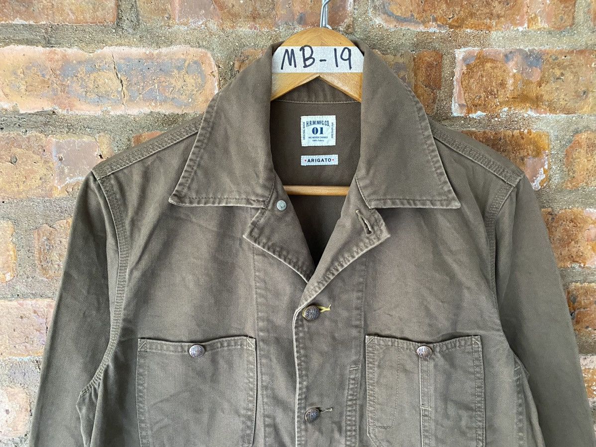 Blue Blue Japan 1990s 🔥 Blue Blue Japan Hr Market olive brown twill jacket Size US M / EU 48-50 / 2 - 3 Thumbnail