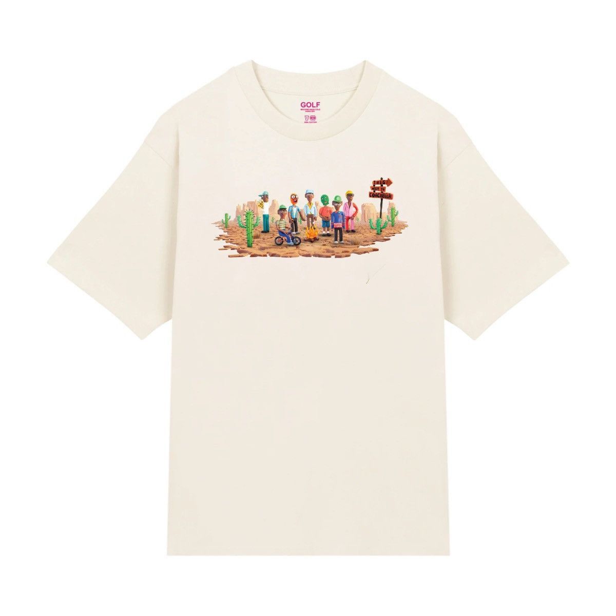 Coachella × Golf Wang × Tyler The Creator TYLER THE CREATOR GOLF WANG COACHELLA CLAYMATION TEE Size US XL / EU 56 / 4 - 5 Thumbnail