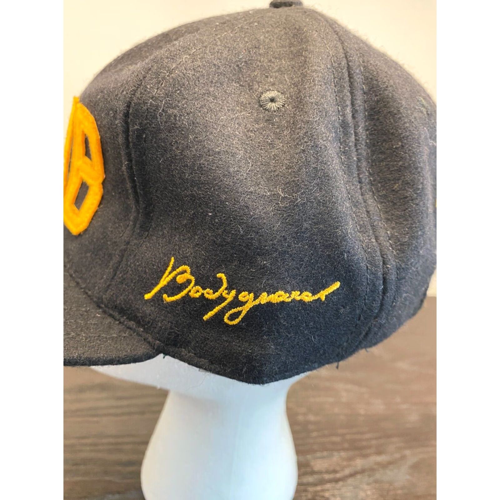 Ebbets Field Flannels Ebbets Field Flannels Men Black Wool Cap / BaseBall Cap One Size Adjustable Courage Knows No Bounds USA Size ONE SIZE - 4 Thumbnail