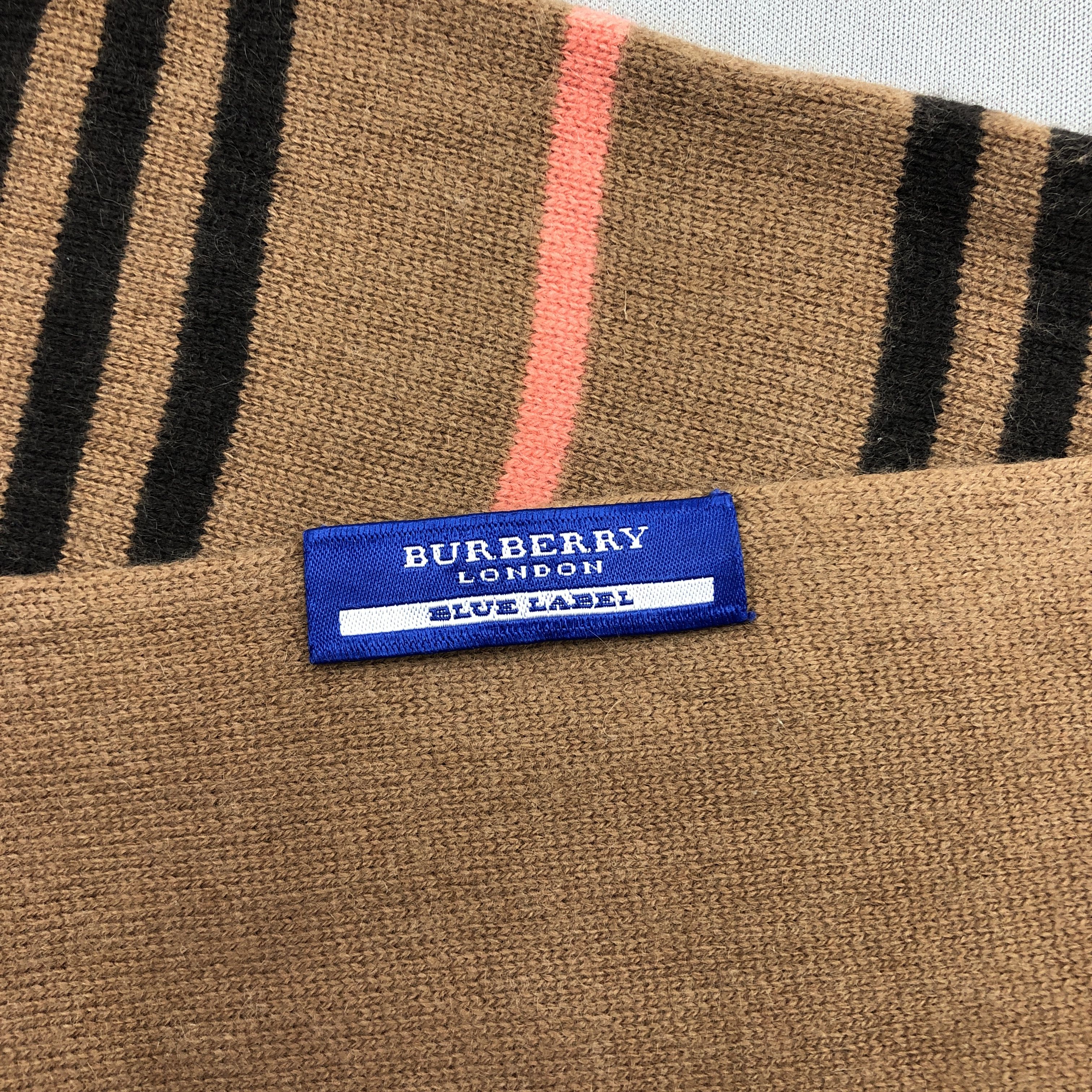 Burberry Vintage Burberry Scarf Muffler Wool Cashmere Scarves Size ONE SIZE - 7 Thumbnail