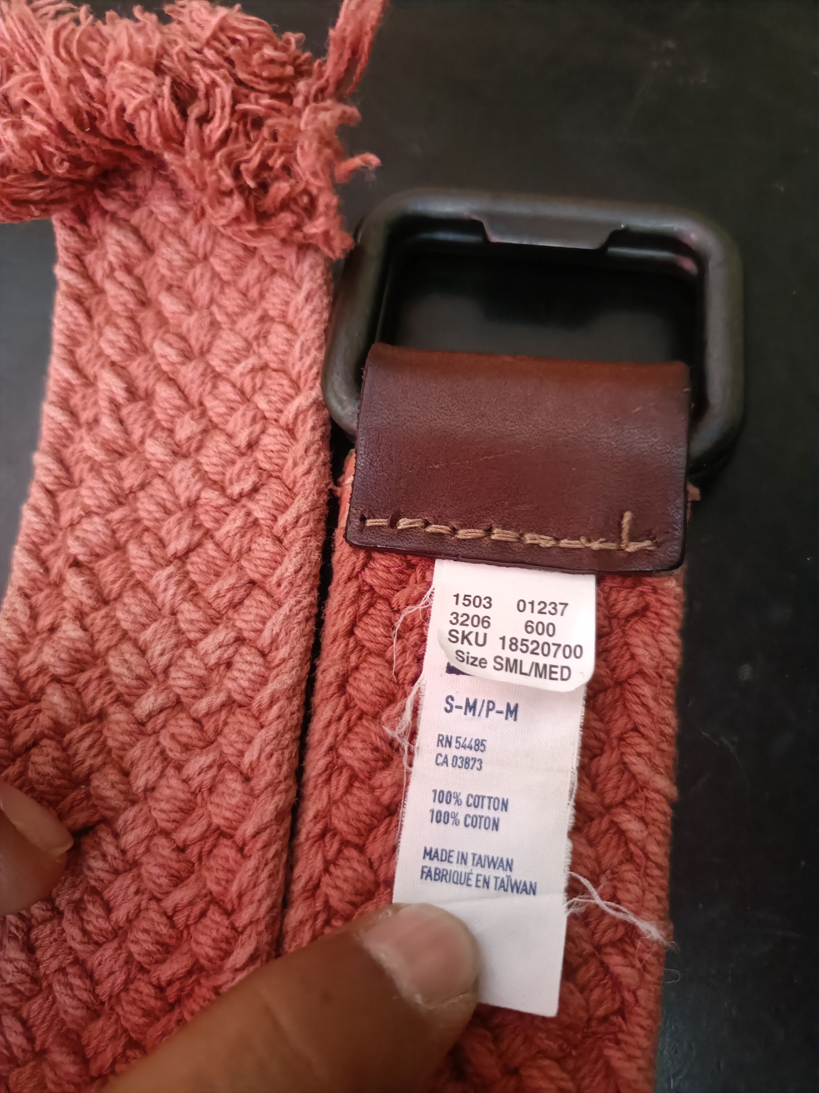 American Eagle Outfitters Vintage american eagle heavy duty woven cotton belt Size 36 - 5 Thumbnail