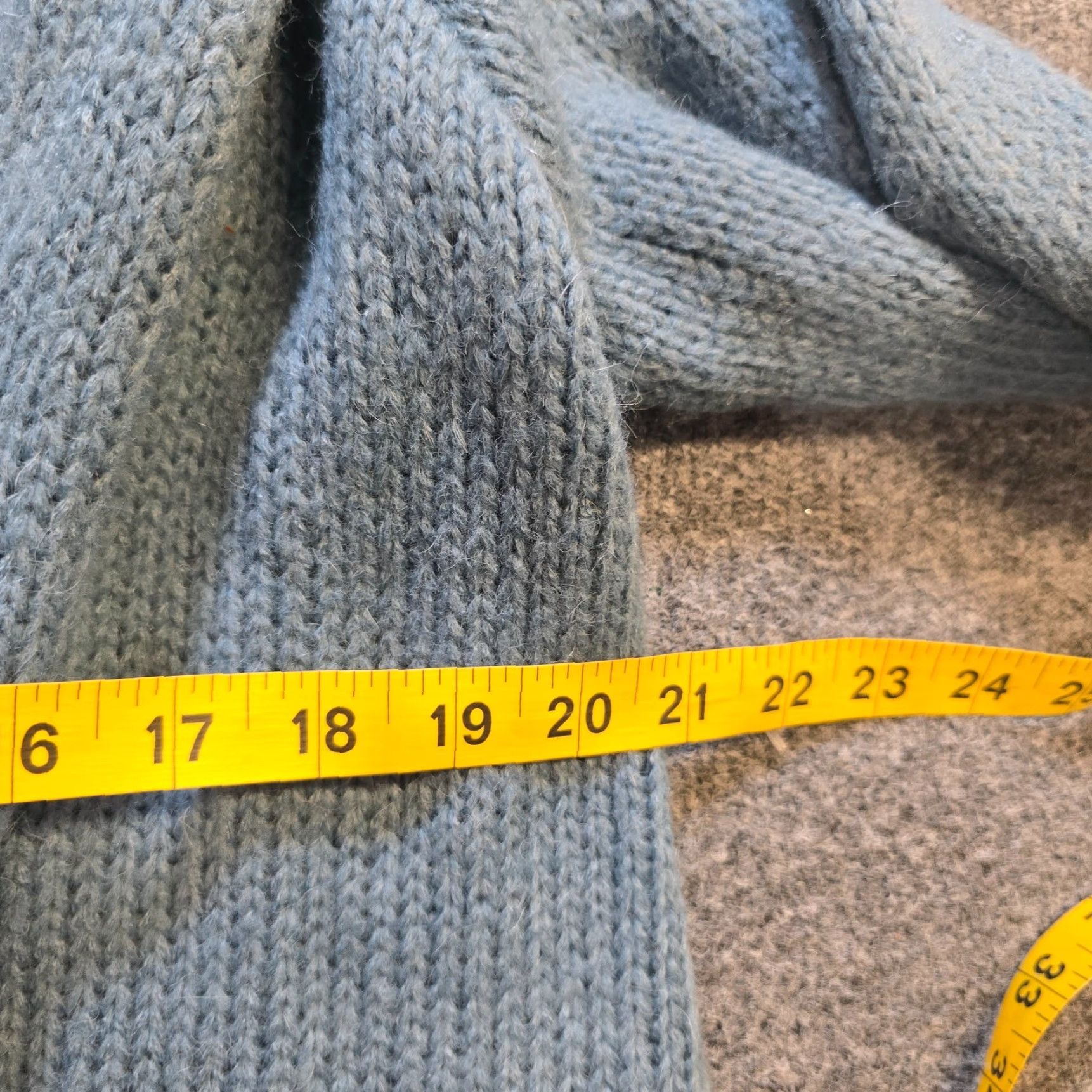 Soft Surroundings Soft Surroundings Sweater Cardigan Womens Petite Medium Blue Alpaca Wool Knit Long Sleeve Casual Vintage Not Applicable Size M / US 6-8 / IT 42-44 - 5 Thumbnail