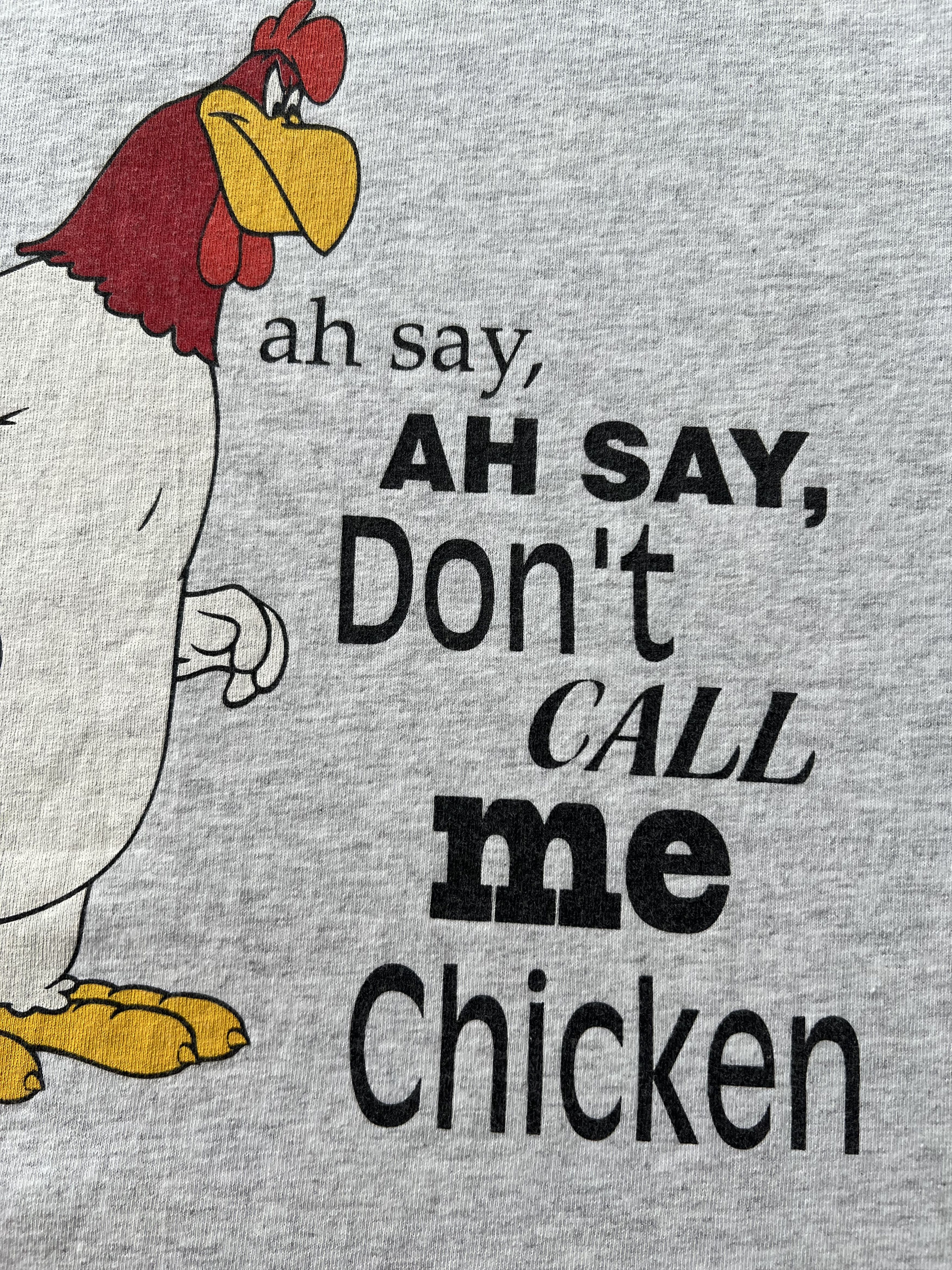 Warner Bros Vintage 1995 Foghorn Leghorn Looney Tunes Cartoon T-shirt Size US M / EU 48-50 / 2 - 4 Thumbnail