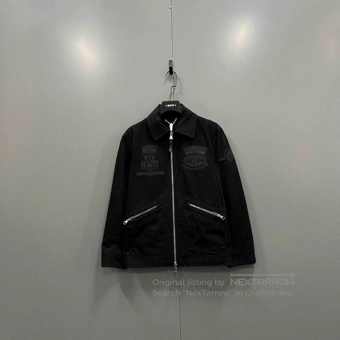 Louis Vuitton Louis Vuitton Black Logo Embroidered Jacket. Size US L / EU 52-54 / 3 - 1 Thumbnail