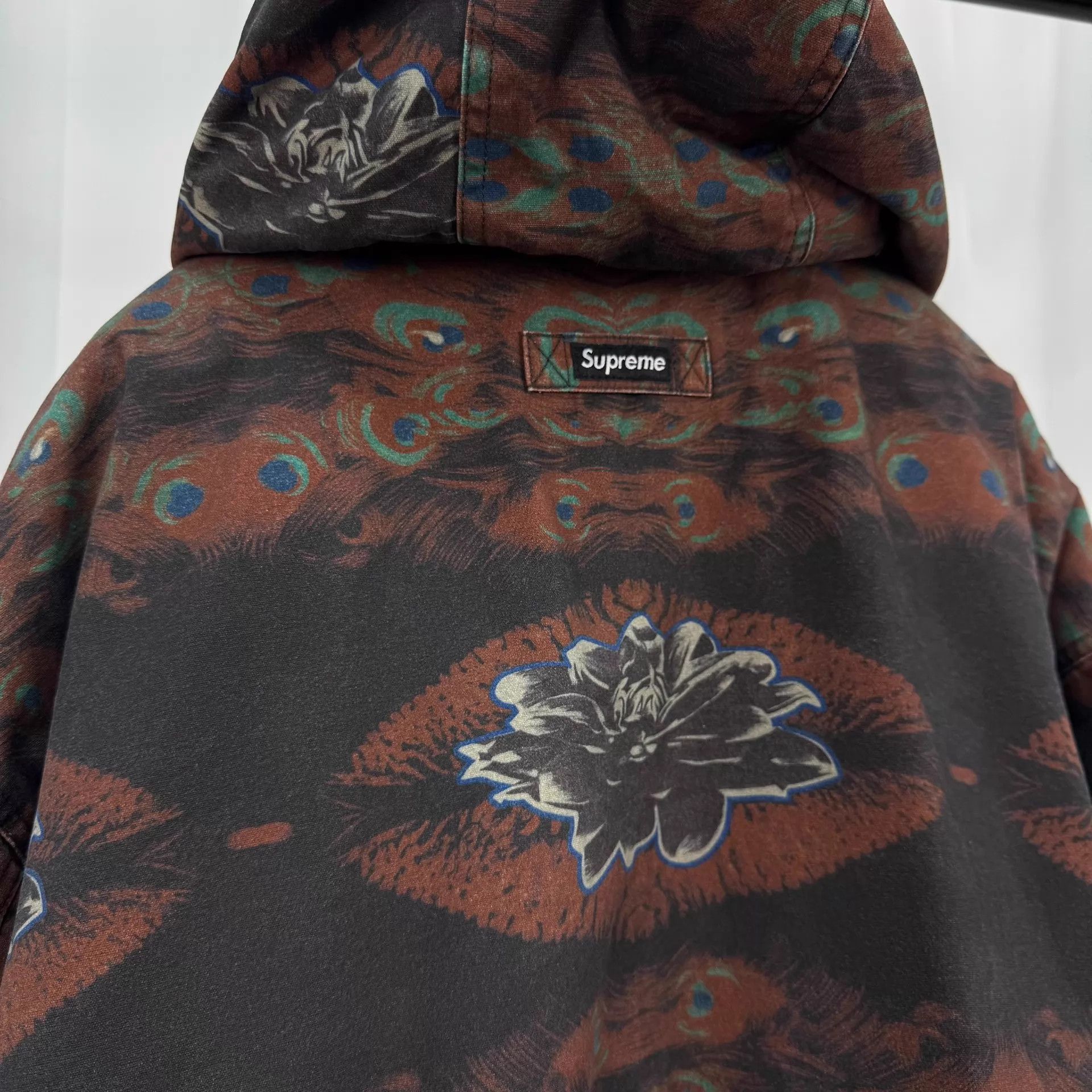 Supreme Supreme Peacock Leather Collar Embroidered Logo Work Jacket Size US L / EU 52-54 / 3 - 5 Thumbnail