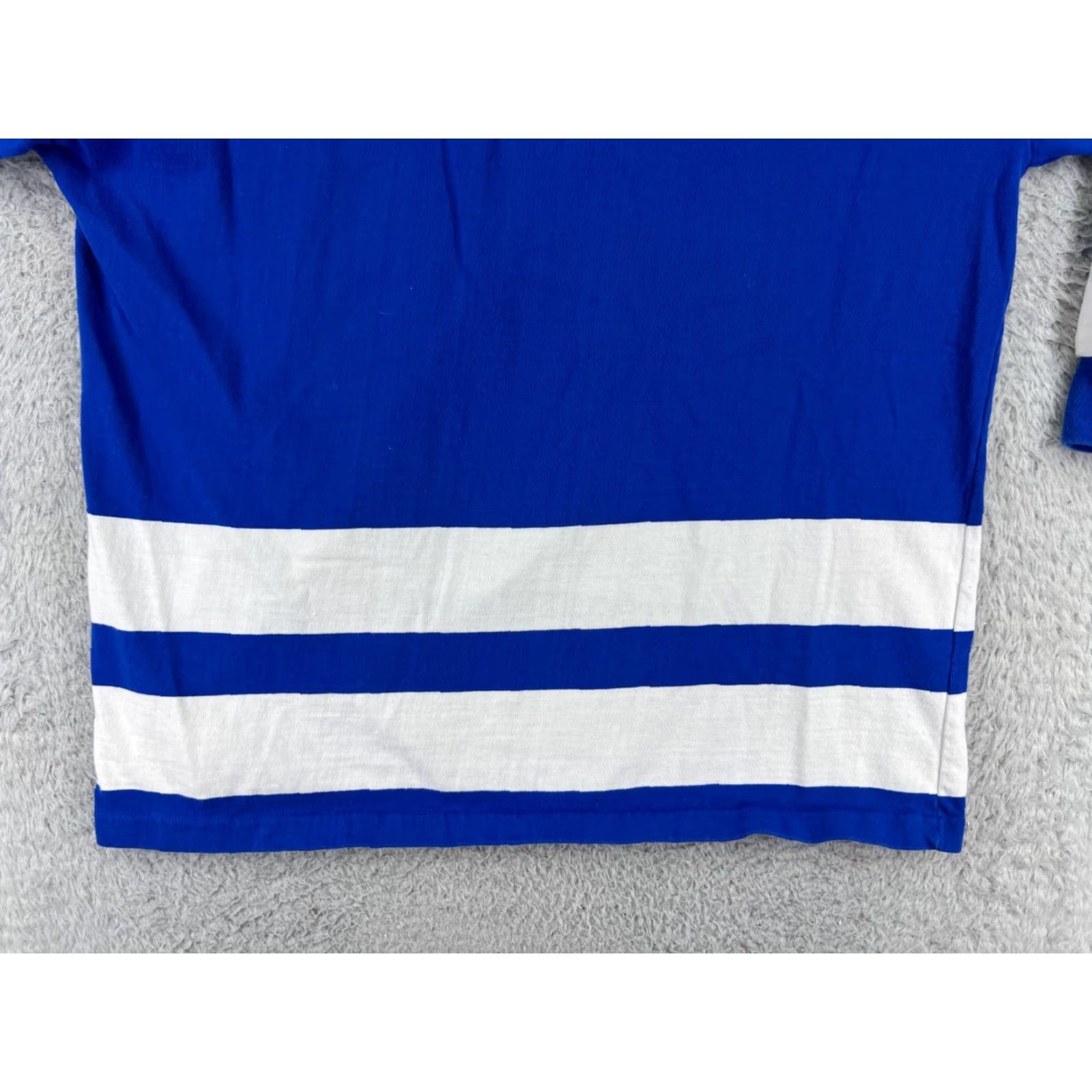 Vintage VINTAGE Tactics Sports Polo Shirt Men L Blue White Striped 100% Cotton Golf Rugby Polo Size US L / EU 52-54 / 3 - 7 Thumbnail