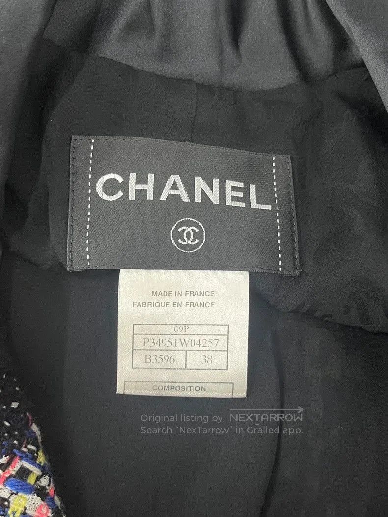 Chanel Chanel Tweed Collar Jacket with Bows. Size US M / EU 48-50 / 2 - 4 Thumbnail