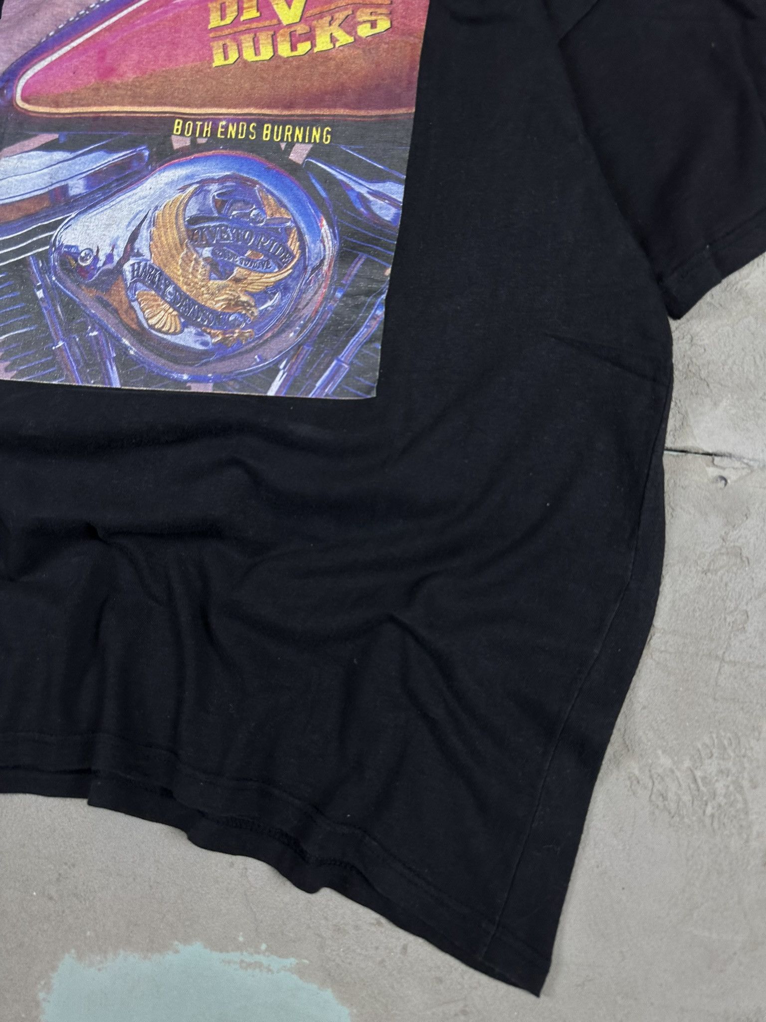 Band Tees × Vintage Vintage Y2k Divin Ducks Rock Band Promo T-shirt Size US XL / EU 56 / 4 - 5 Thumbnail
