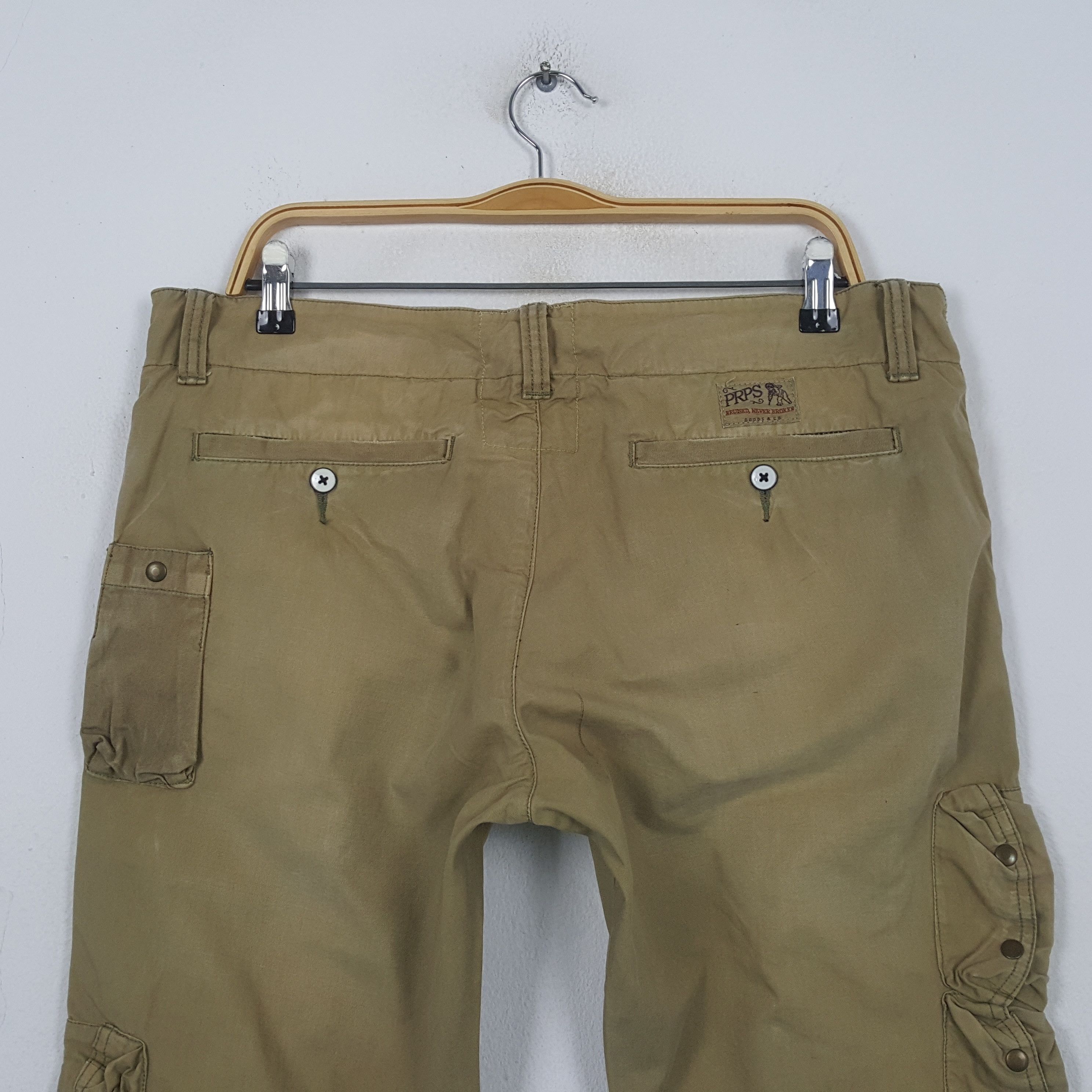 Prps Vintage Prps Goods & Co Japanese Brand Cargo Jeans RR23 Size US 36 / EU 52 - 5 Thumbnail
