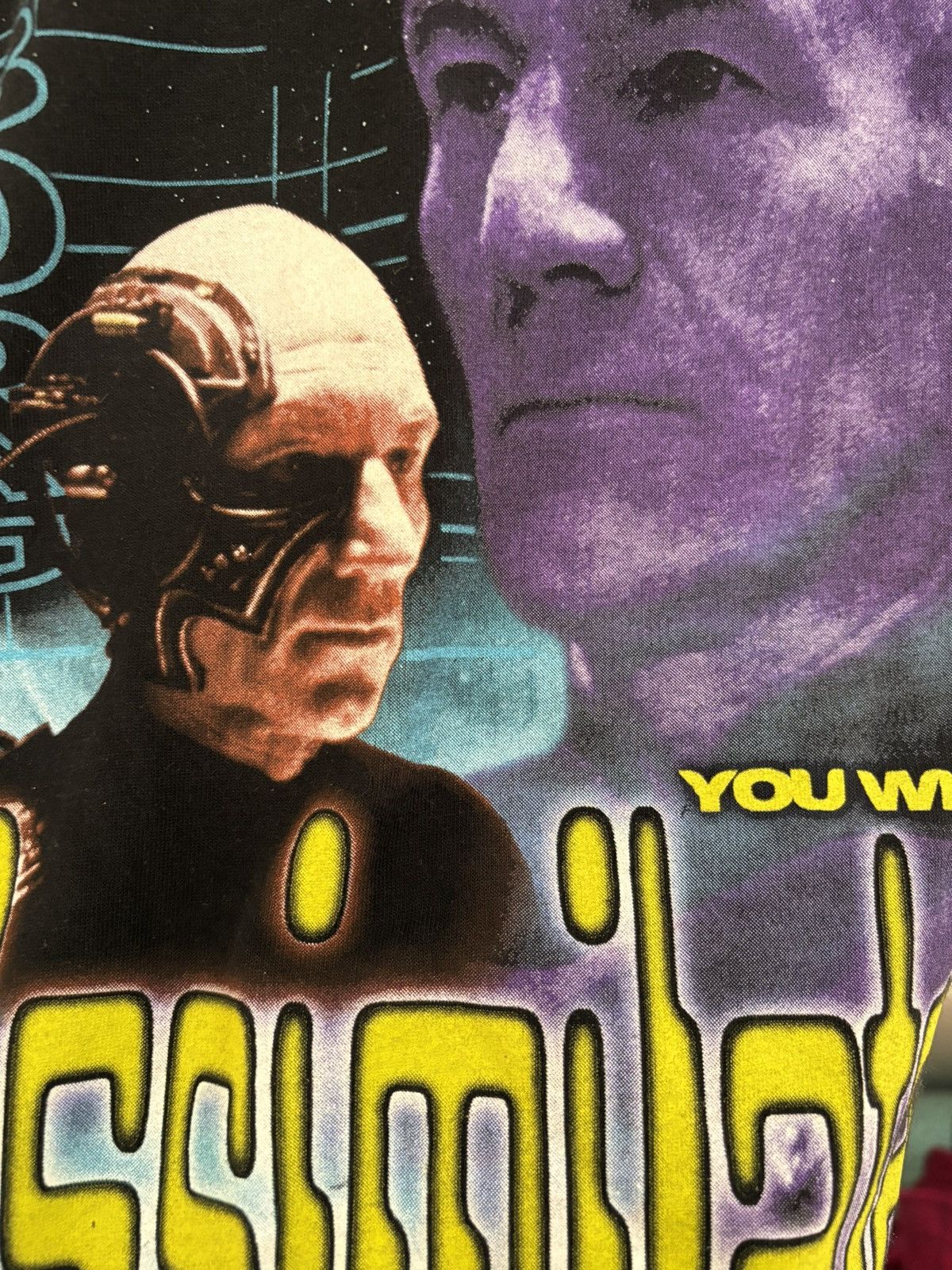 Vintage 2001 STAR TREK THE NEXT GENERATION BORG TEE Size US XL / EU 56 / 4 - 8 Thumbnail