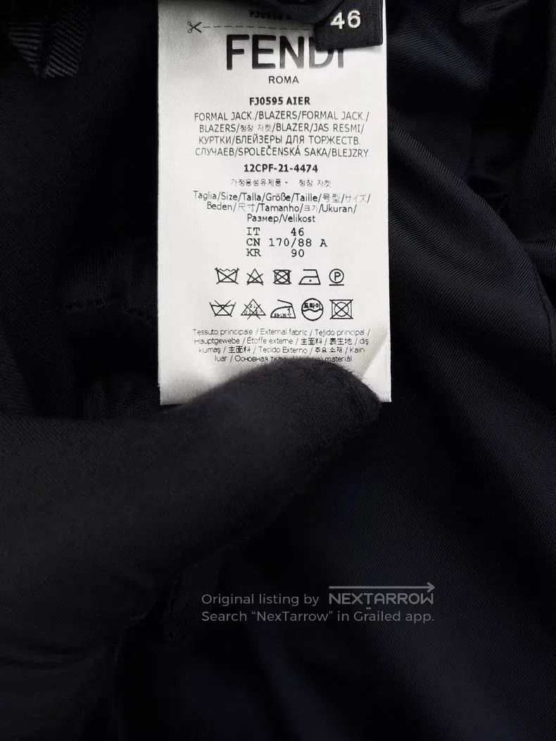Fendi Fendi Dark blue double F monogram printed suit Size M / US 6-8 / IT 42-44 - 7 Thumbnail