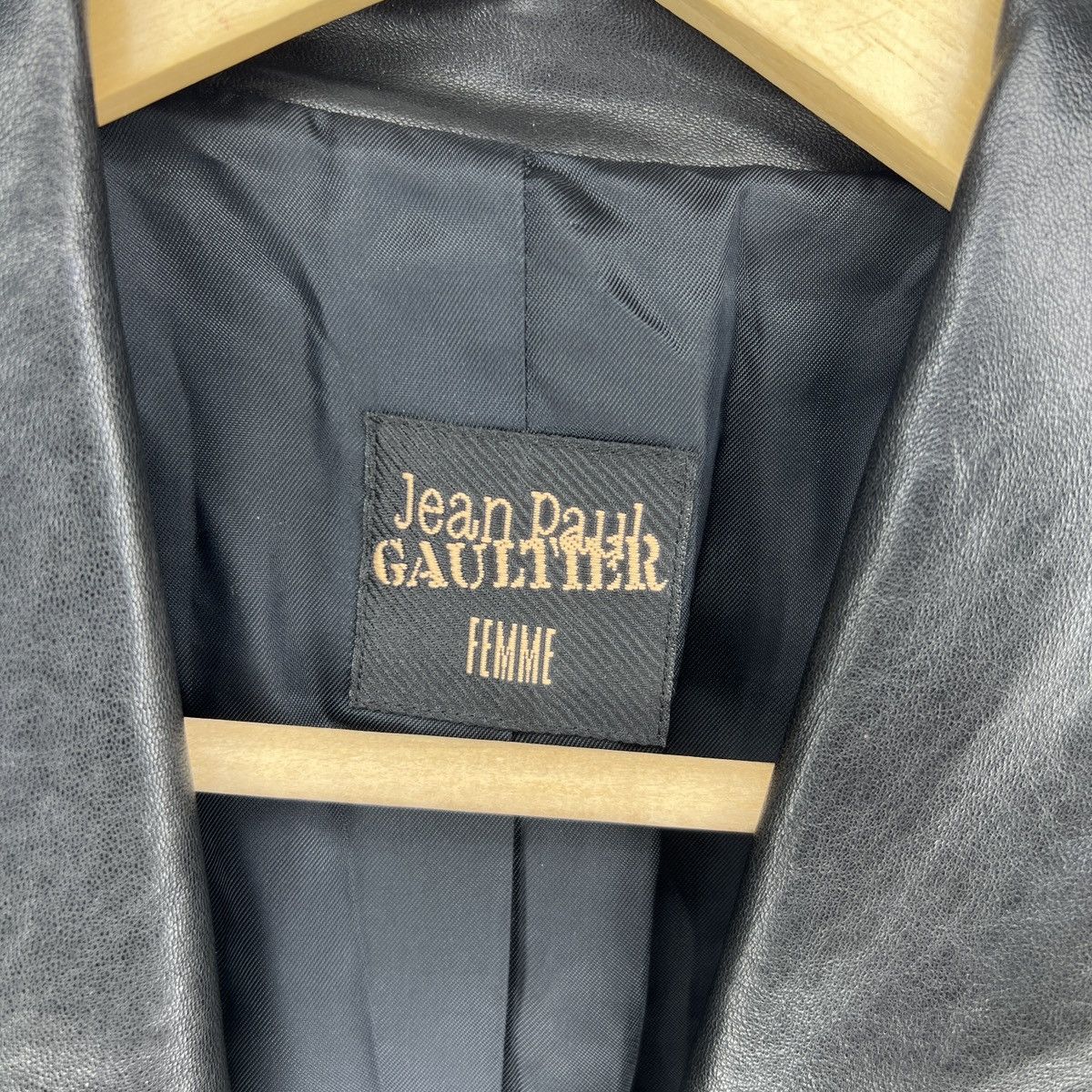 Jean Paul Gaultier JPG Women's Blazer Wool Jacket Leather