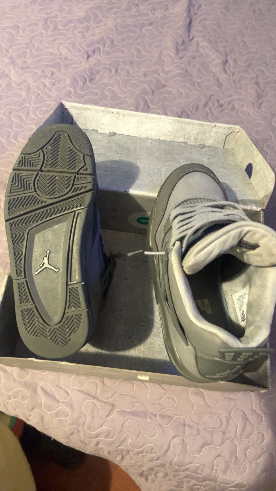 Jordan Brand Air Jordan 4 Retro Wet Cement Size US 6 / EU 39 - 4 Thumbnail