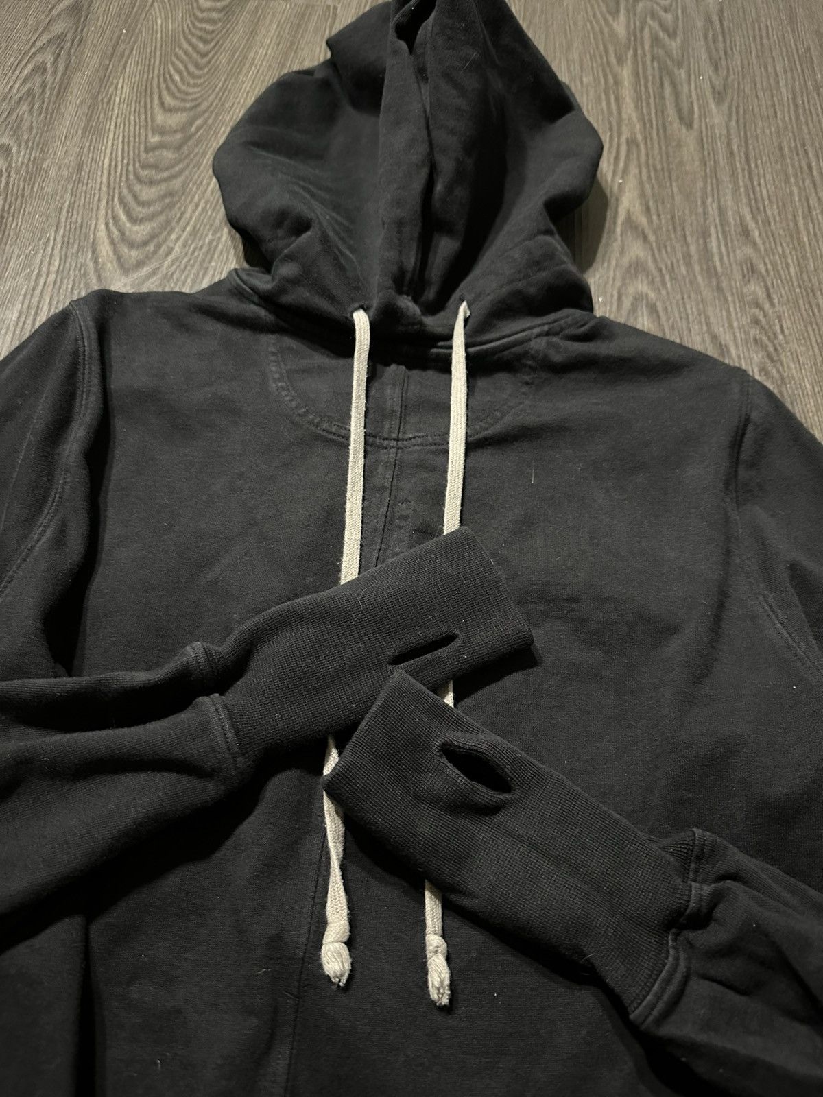 Rick Owens Rick Owens Back Strings Hoodie Size US S / EU 44-46 / 1 - 3 Thumbnail