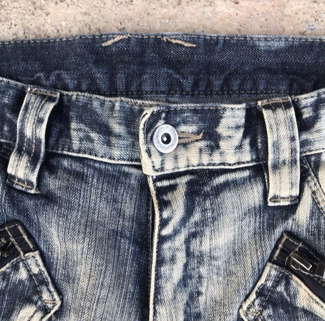 Japanese Brand × PPFM Vintage PPFM cerve distressed denim pants Size US 32 / EU 48 - 4 Thumbnail