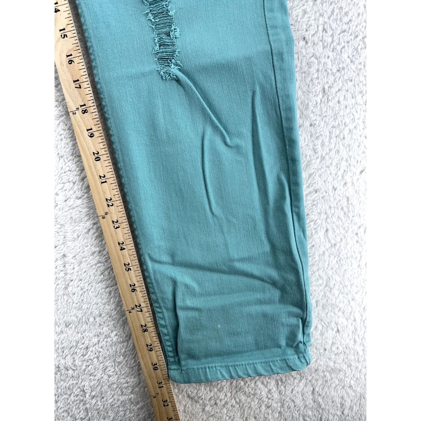 Levi's Levi's Jeans 511 Womens Slim Denim Distressed Stretch Low Rise Blue 30in Inseam XS? Size 38" / US 16 / IT 52 - 5 Thumbnail