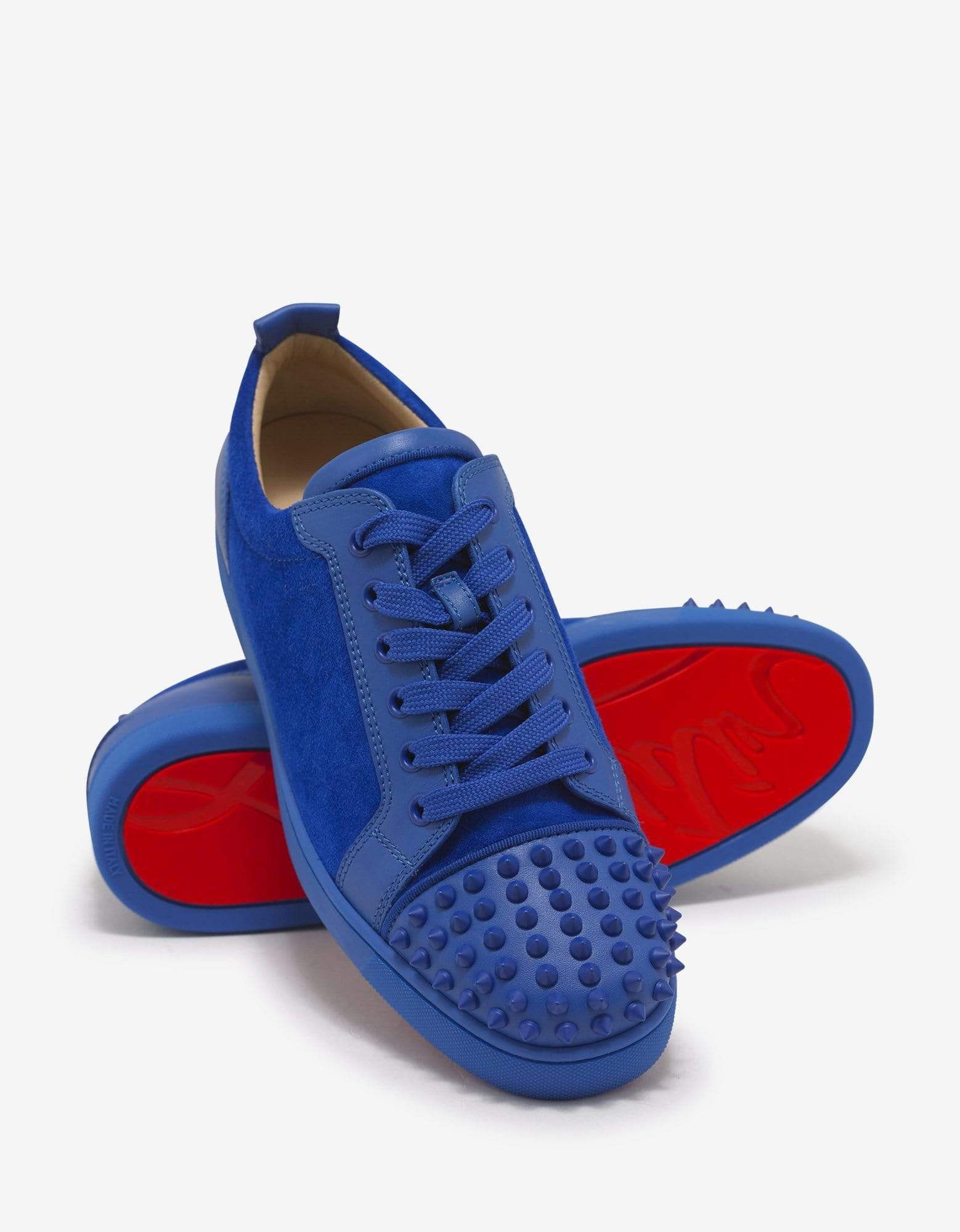Christian Louboutin Christian Louboutin Louis Junior Calf & Suede Trainers Size US 8 / EU 41 - 7 Thumbnail