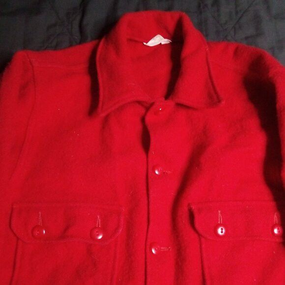 Other Vintage Boy Scouts America Jacket Shacket Wool Patches Size US L / EU 52-54 / 3 - 5 Thumbnail