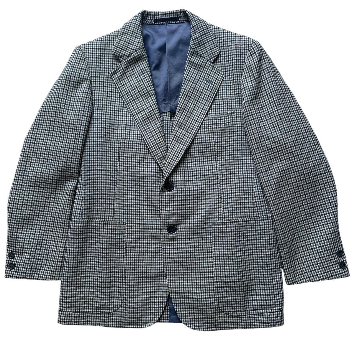 Burberry × Vintage Vintage Burberrys Checked Blazer Jacket Size US S / EU 44-46 / 1 - 1 Thumbnail