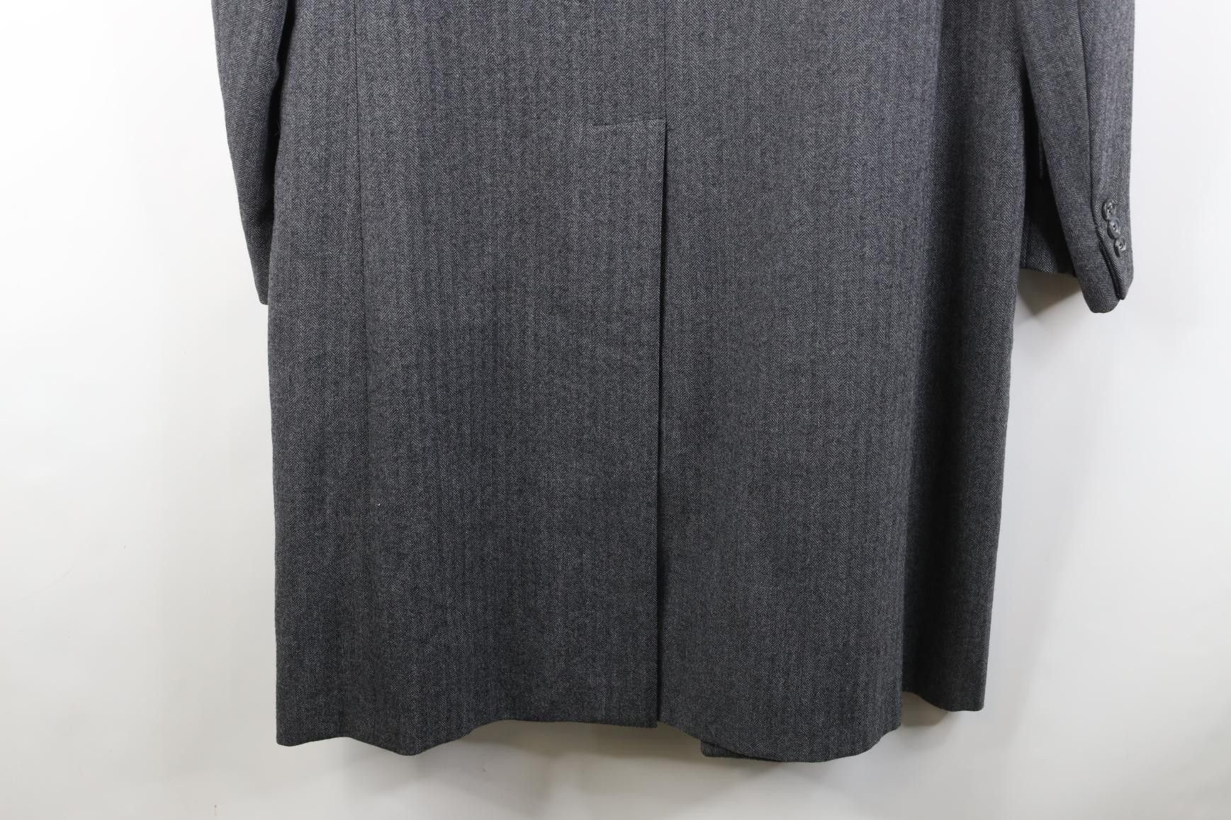Vintage Vintage 60s 70s Streetwear Herringbone Overcoat Jacket USA Size US XXL / EU 58 / 5 - 18 Thumbnail