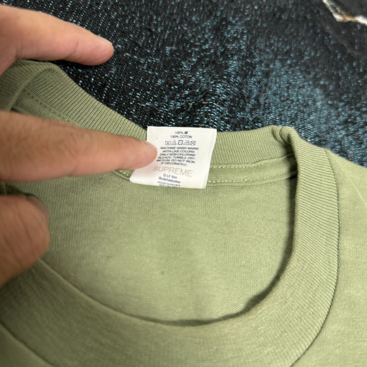 Supreme LIL KIM X SUPREME PHOTO TEE LIGHT OLIVE Size US L / EU 52-54 / 3 - 4 Thumbnail
