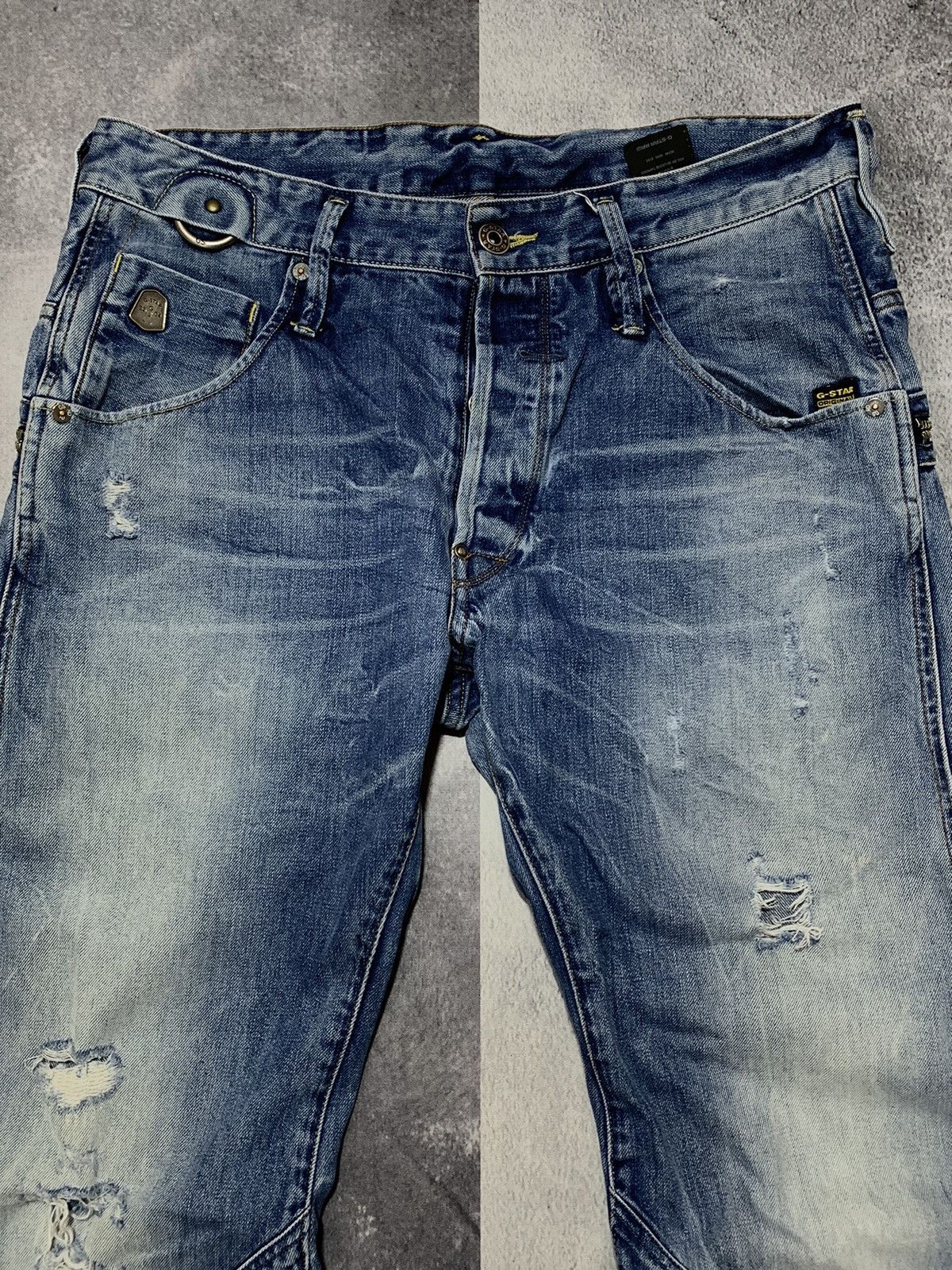 G-Star × Vintage Vintage G-star RAW ARC tapered jeans streetwear size 33x34 Size US 33 - 2 Thumbnail