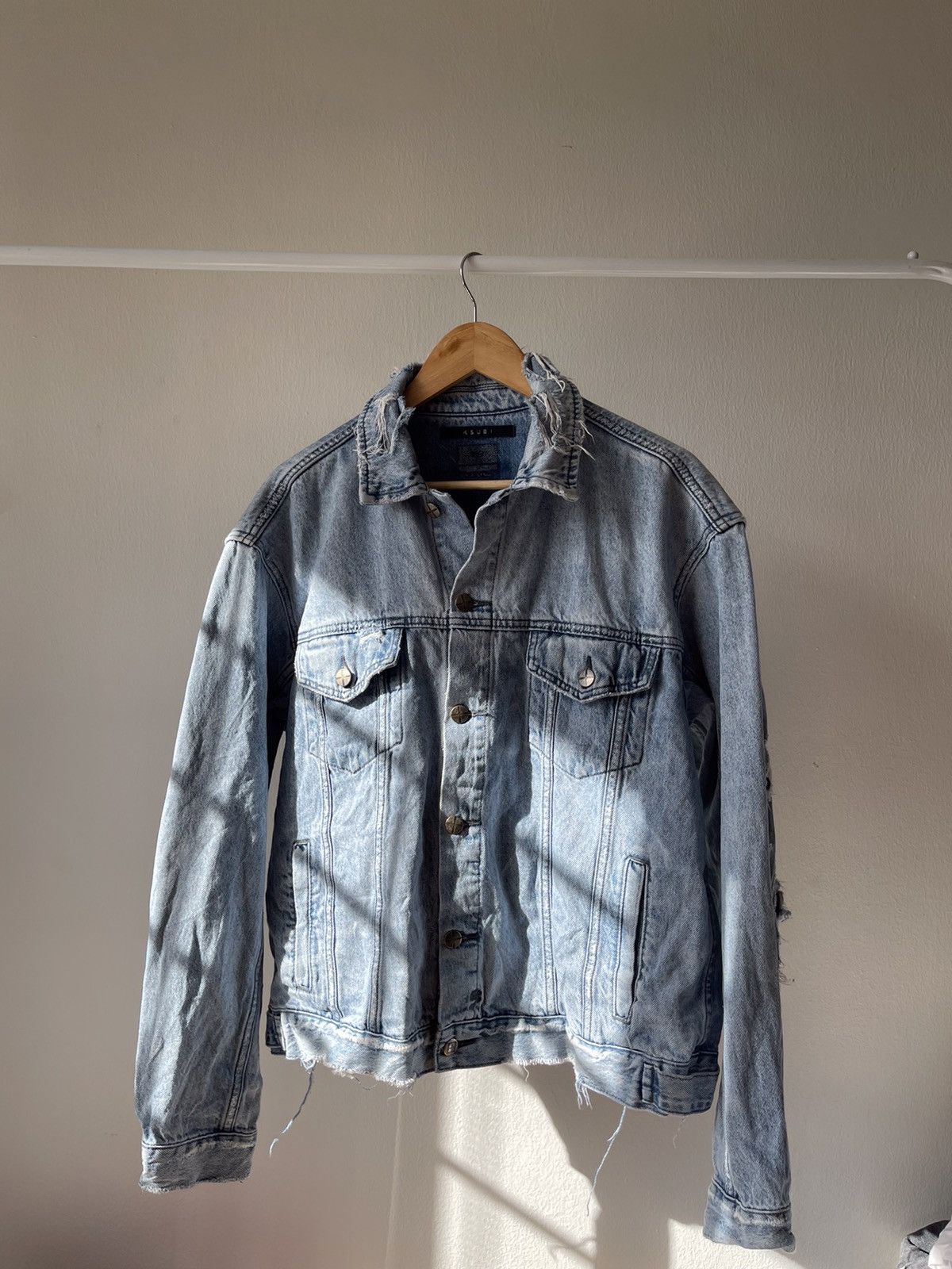 Ksubi Ksubi Distressed Denim Jacket a5 Size US L / EU 52-54 / 3 - 3 Thumbnail