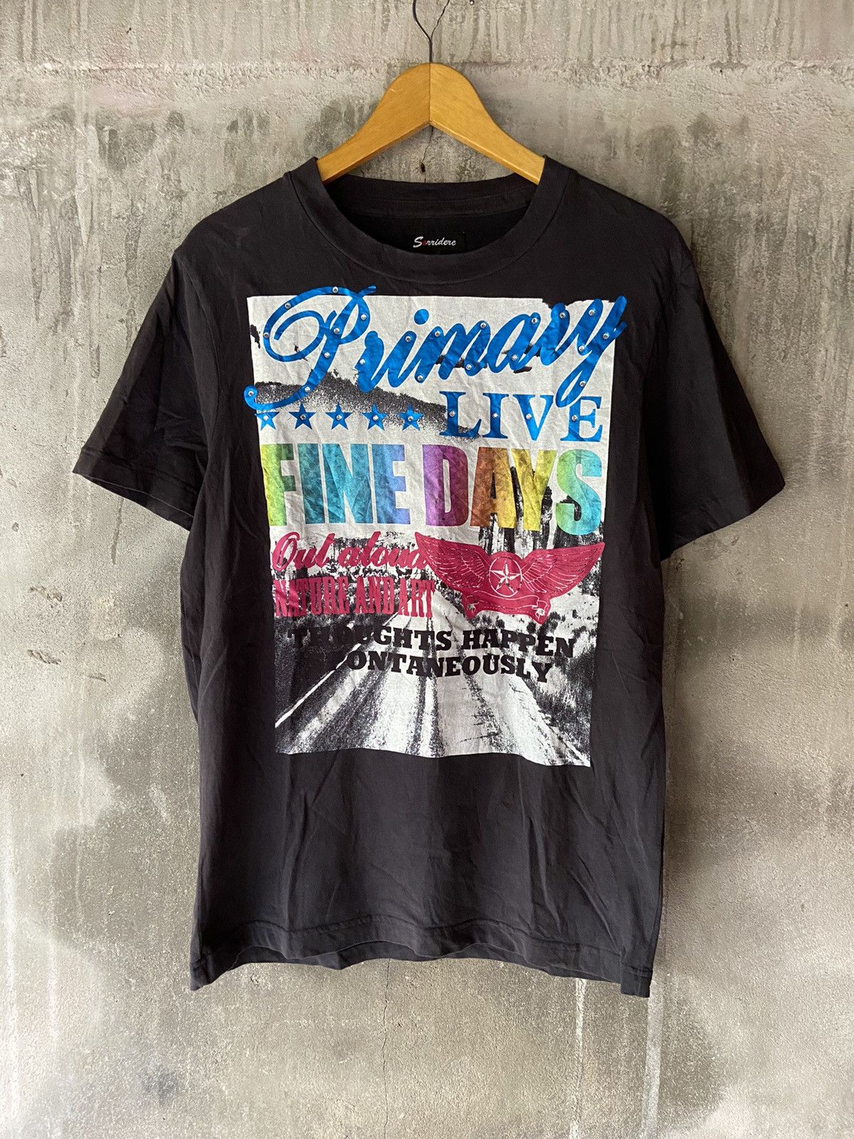 Beauty Beast × Hysteric Glamour × Japanese Brand PRIMARY LIVE FINE DAYS SORRIDERE TEE Size US M / EU 48-50 / 2 - 1 Thumbnail