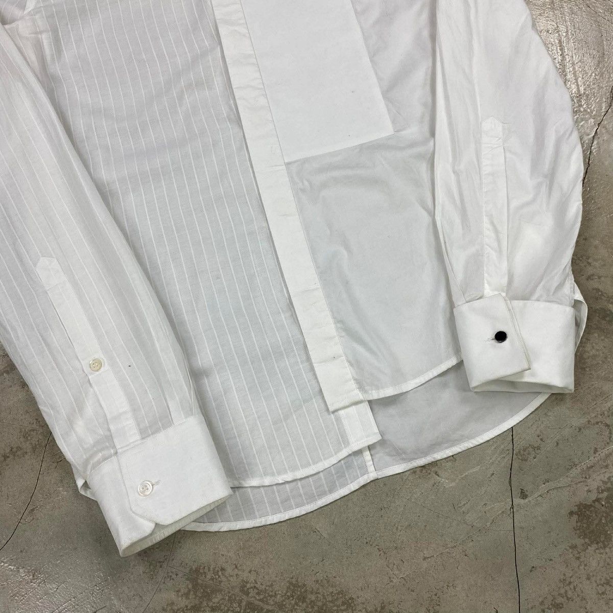 H&M × Maison Margiela FW2012 Reconstructed Mixed Panels Shirt Size US S / EU 44-46 / 1 - 3 Thumbnail