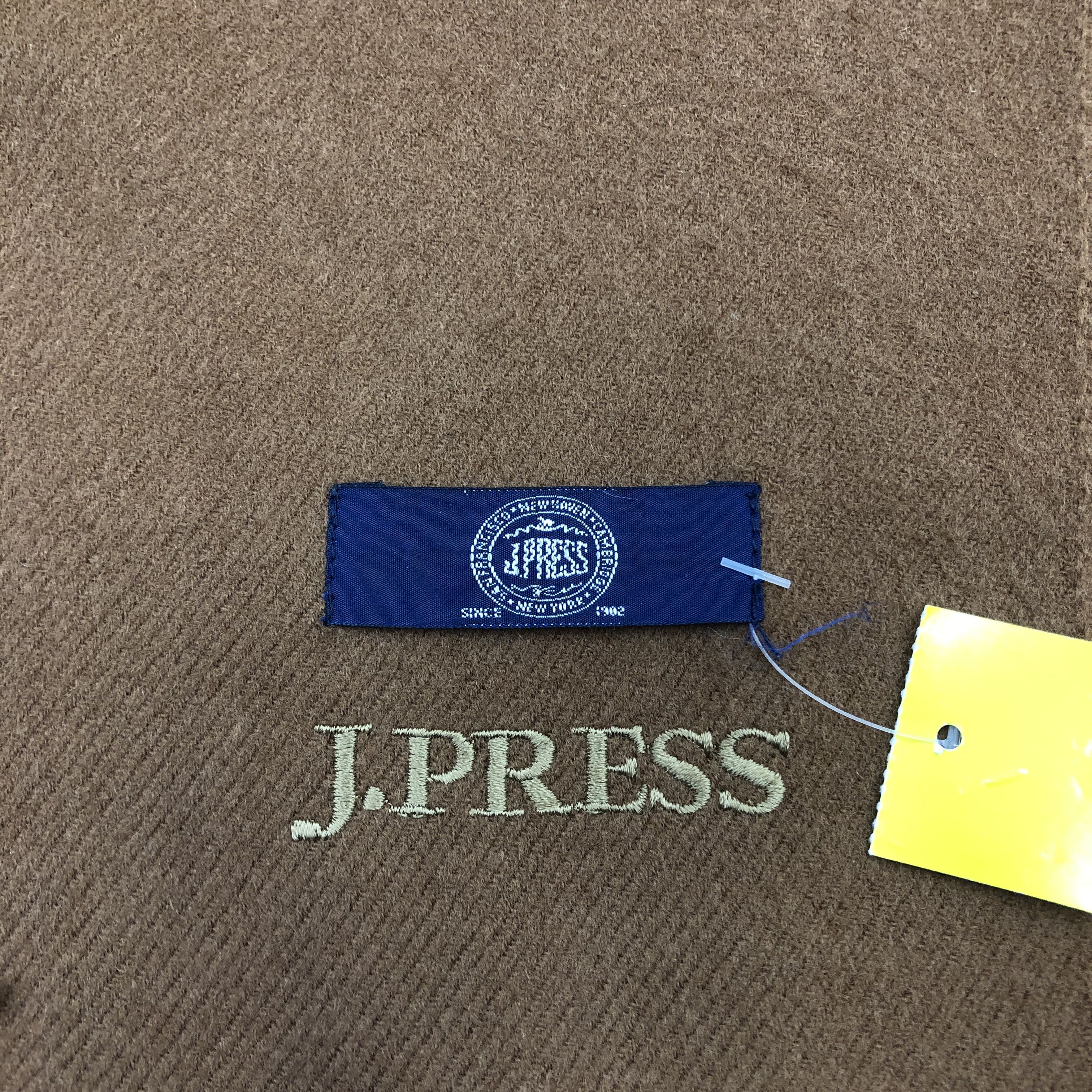 J. Press × Vintage Vintage J Press Scarf Muffler Wool Cashmere Scarves Size ONE SIZE - 4 Thumbnail