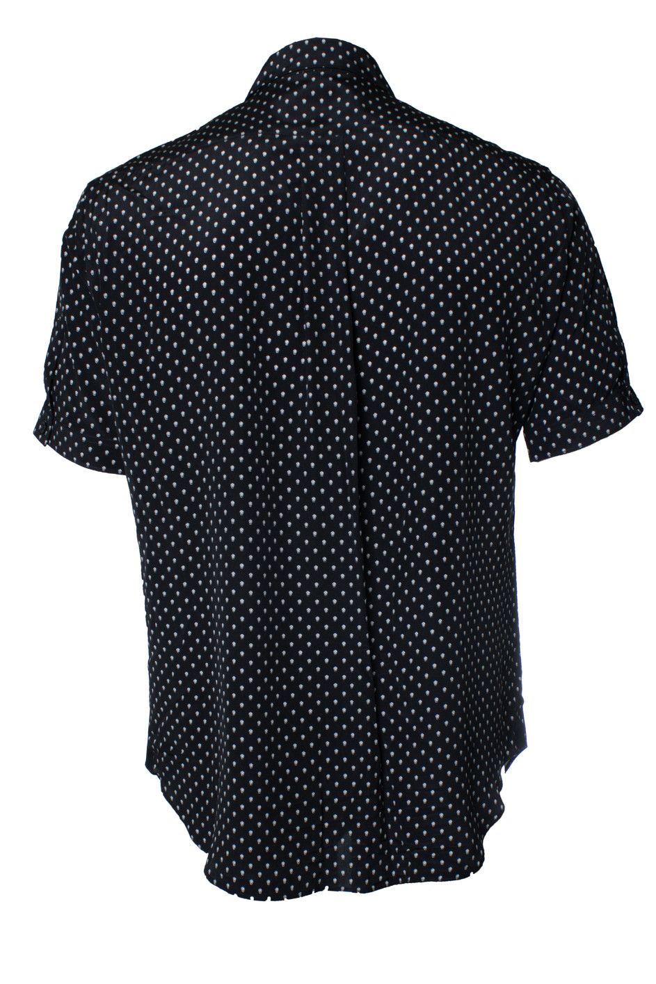 Alexander McQueen Alexander McQueen, Black skull printed silk shirt Size US L / EU 52-54 / 3 - 2 Thumbnail