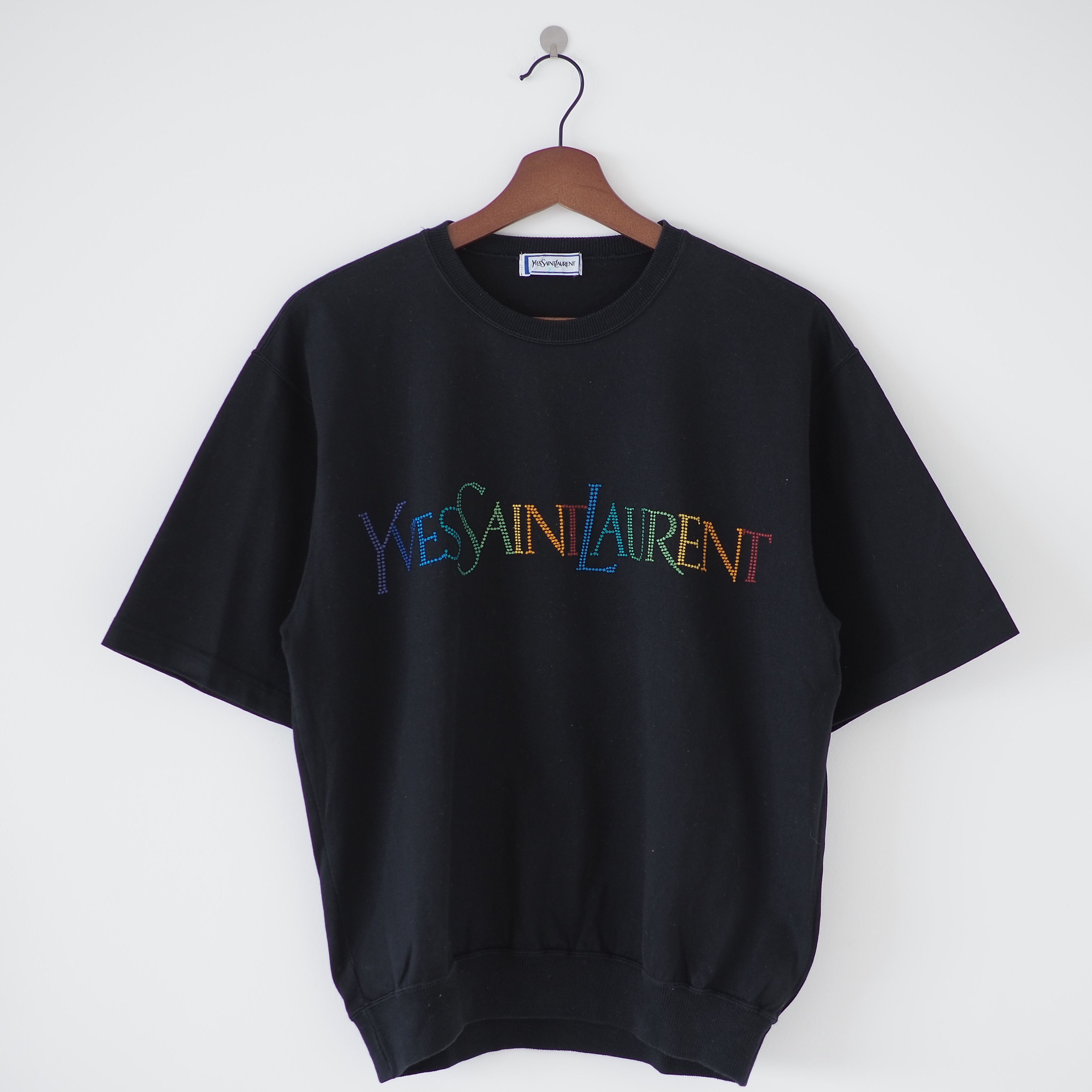Vintage Yves Saint Laurent Vintage Yves Saint Laurent YSL Big Spell Out Sweatshirt Grailed