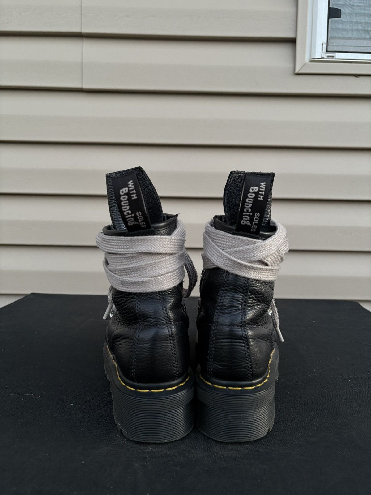 Dr. Martens × Rick Owens Rick Owens Dr. Martens 1460 Bex Pentagram Boots Size US 7.5 / EU 40-41 - 3 Thumbnail