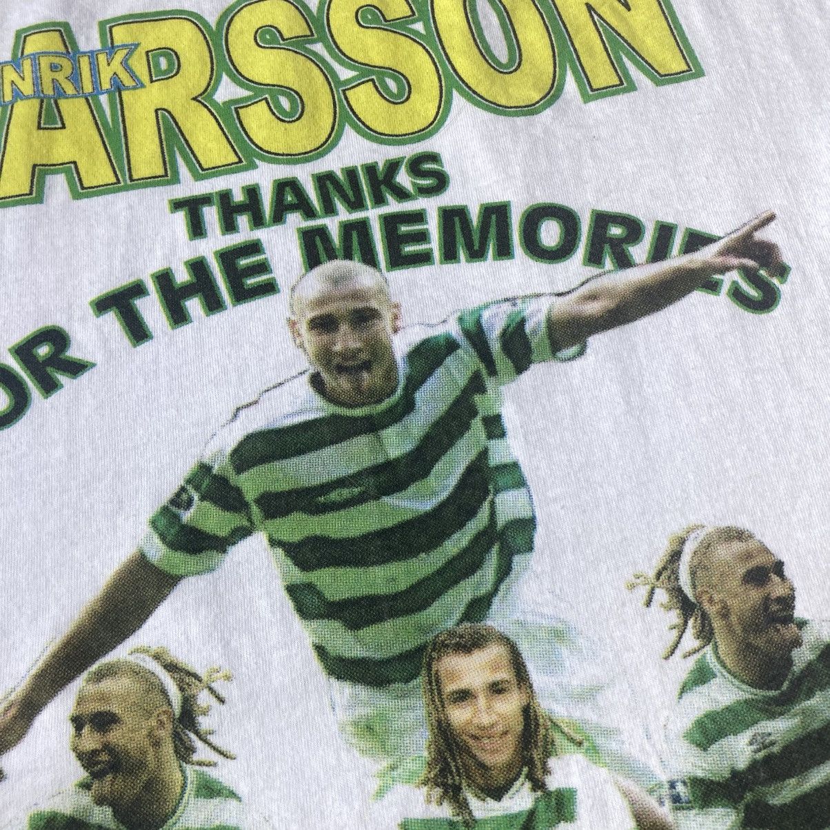 Rap Tees vintage henrik larsson celtic sweden soccer football tribute Size US XL / EU 56 / 4 - 4 Thumbnail