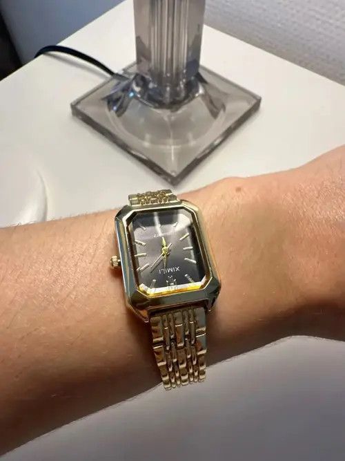 Jewelry 2000s vintage dope rectangle stainless steel quartz watch Size ONE SIZE - 7 Thumbnail
